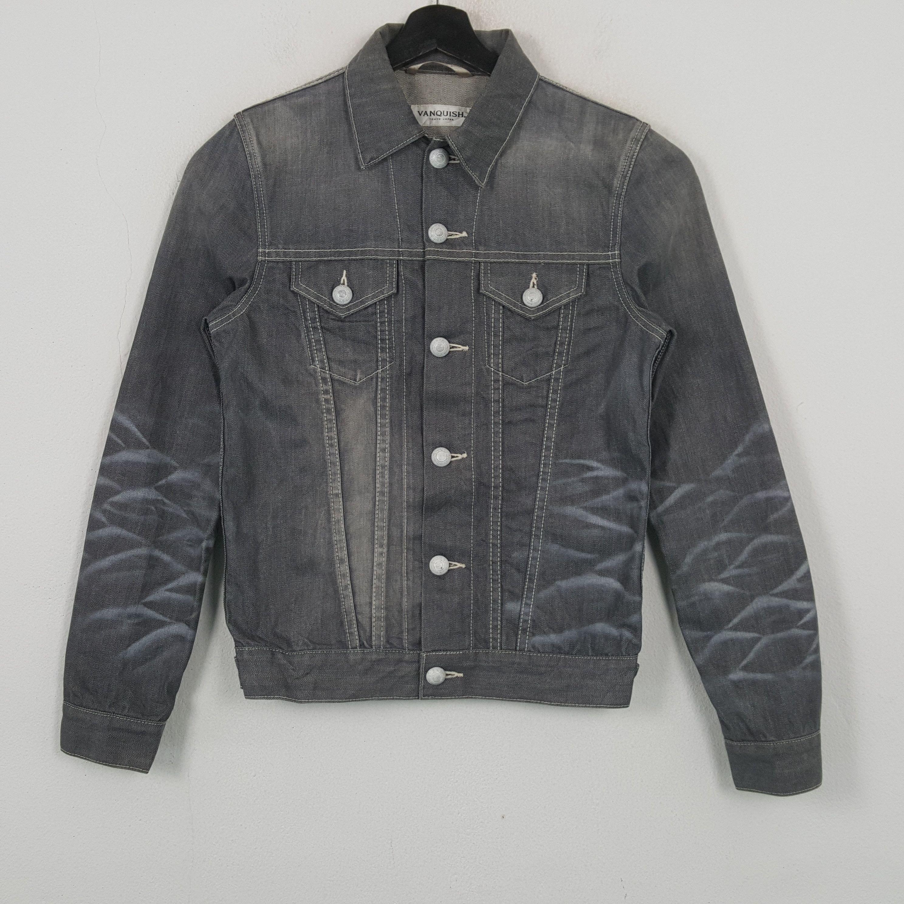 Vanquish Vanquish Fashion Style Denim Jacket RR8 Size US S / EU 44-46 / 1 - 1 Thumbnail