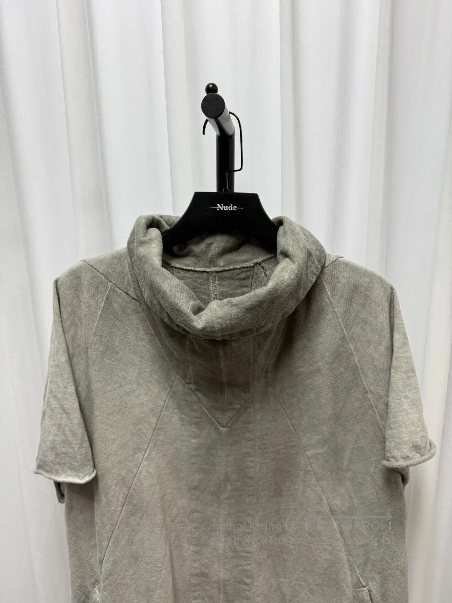 Comme des Garcons Homme Plus geometric high-neck oversized sweatshirt. Size US S / EU 44-46 / 1 - 2 Thumbnail