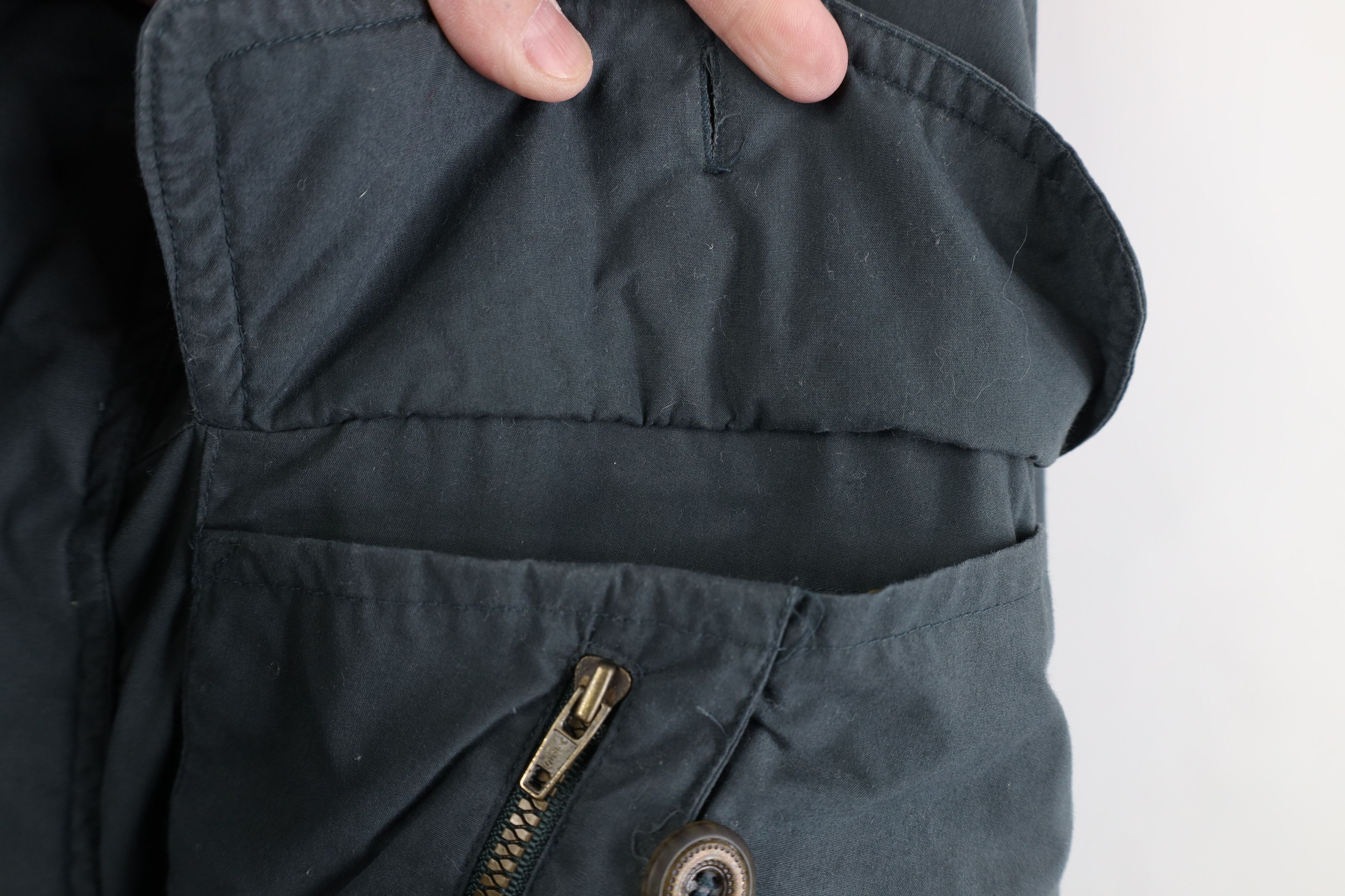 Vintage Vintage 90s Streetwear Hooded Puffer Parka Jacket Green Size US L / EU 52-54 / 3 - 7 Thumbnail