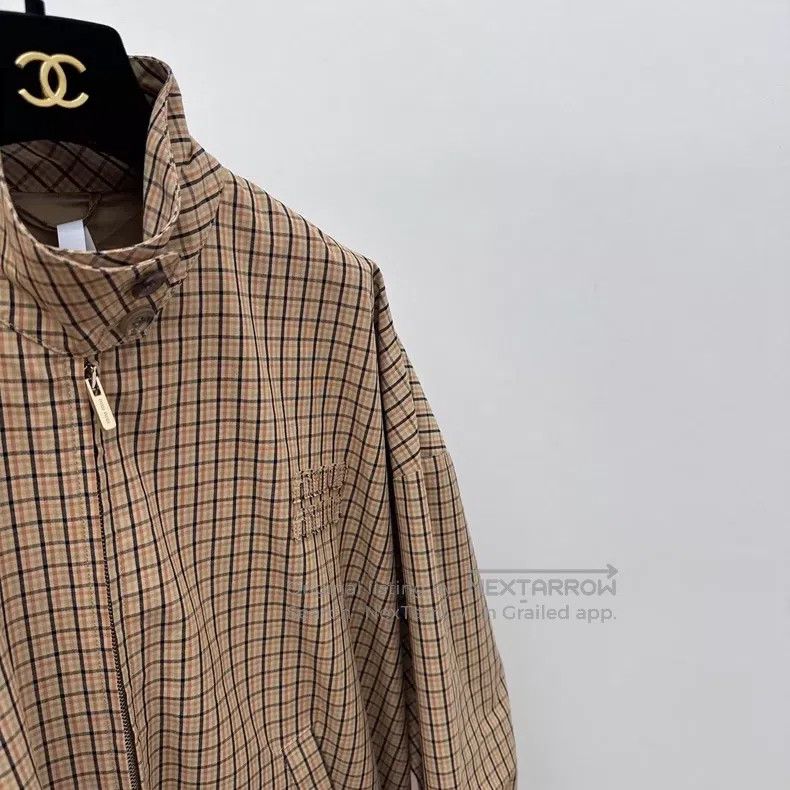 Miu Miu Miu Miu 38 Checked jacket zipper coat Size M / US 6-8 / IT 42-44 - 4 Thumbnail