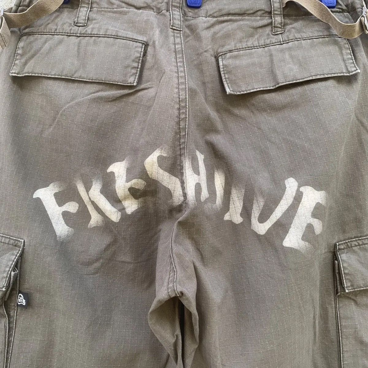 Freshjive GRAILS‼️FRESHJIVE FLARE BOOTCUT JAPANESE RIPSTOP CARGO PANTS Size US 29 - 17 Thumbnail