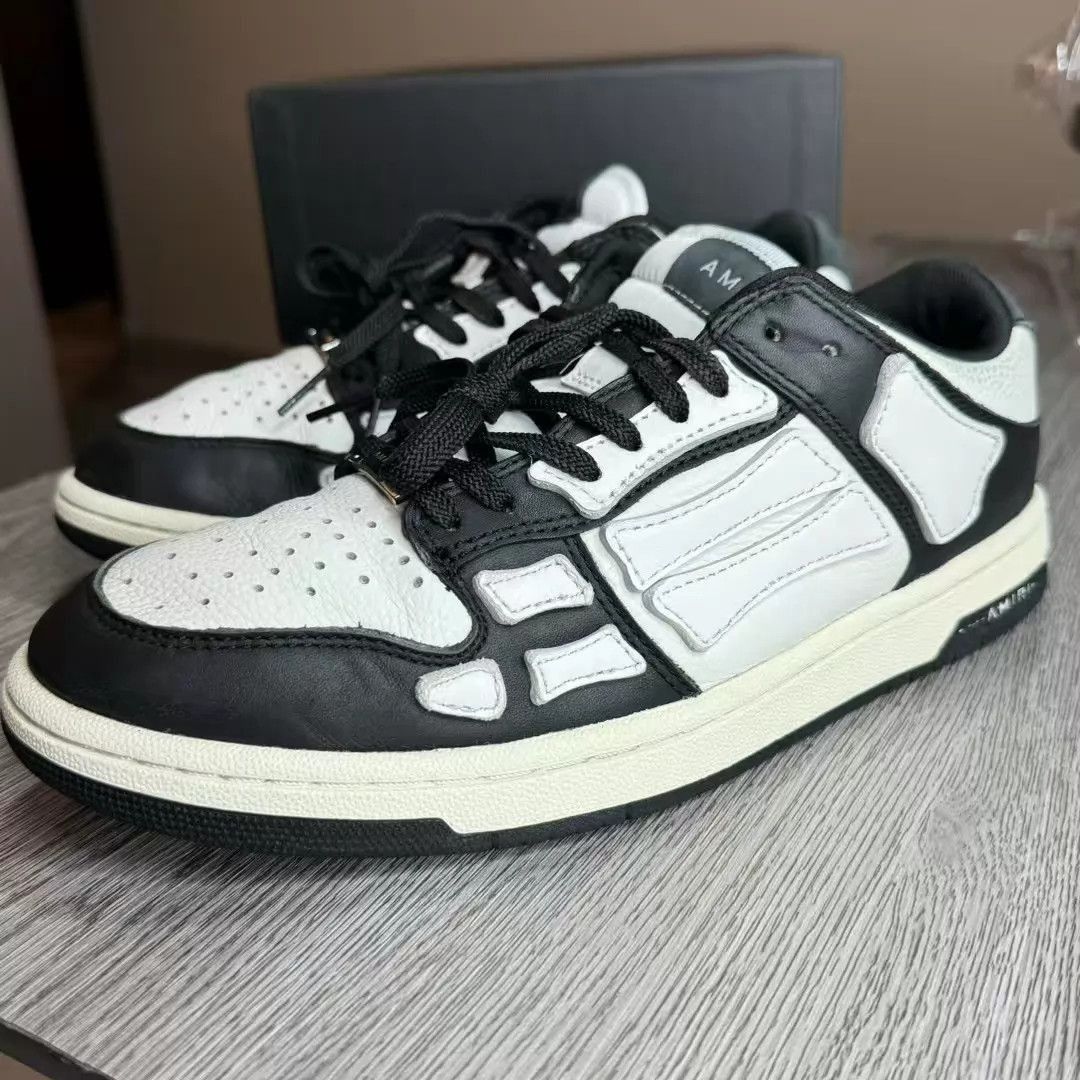 Amiri Black and White Low-Top Sneakers Size US 8 / EU 41 - 1 Thumbnail