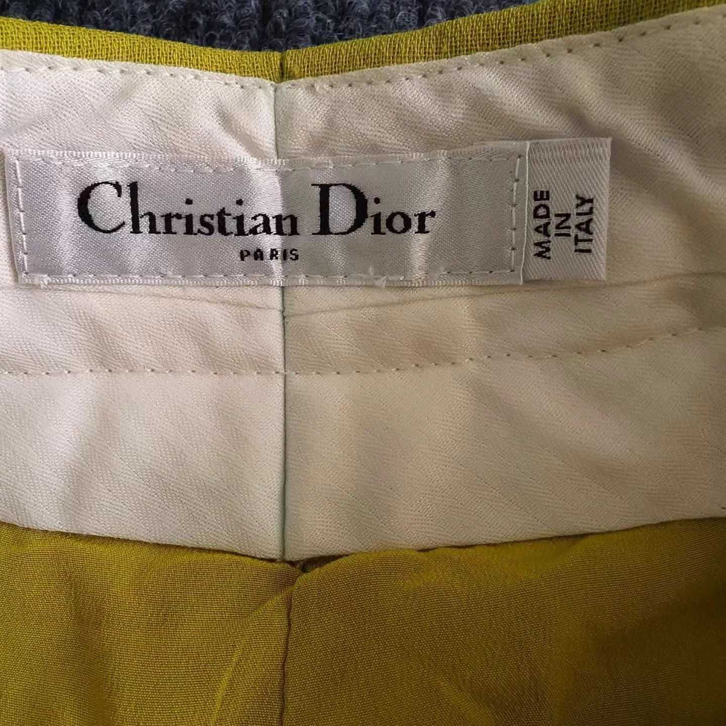 Dior Dior Women's CDlogo Wool Pants Skirt 36 Size 26" / US 2 / IT 38 - 3 Thumbnail