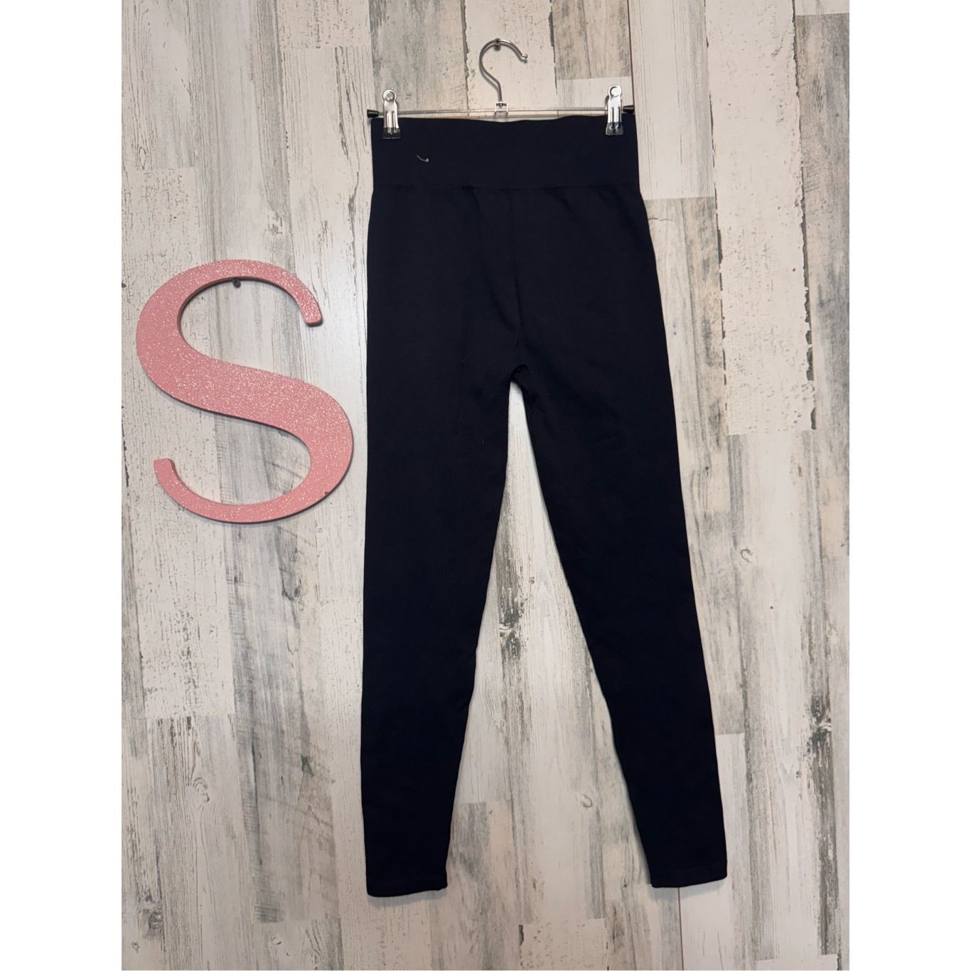 H&M H&M Move Black Ribbed High Waist Leggings Size Small Size 26" / US 2 / IT 38 - 10 Thumbnail