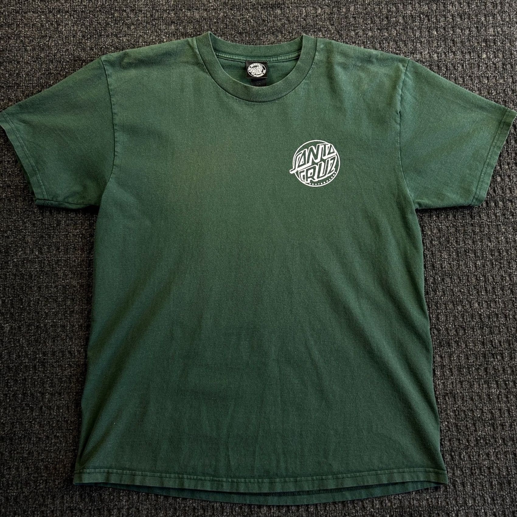 Vintage VINTAGE Santa Cruz T Shirt Green L Fisheye Logo Hang Tag 90s Skater Mens Shirt Size US L / EU 52-54 / 3 - 3 Thumbnail