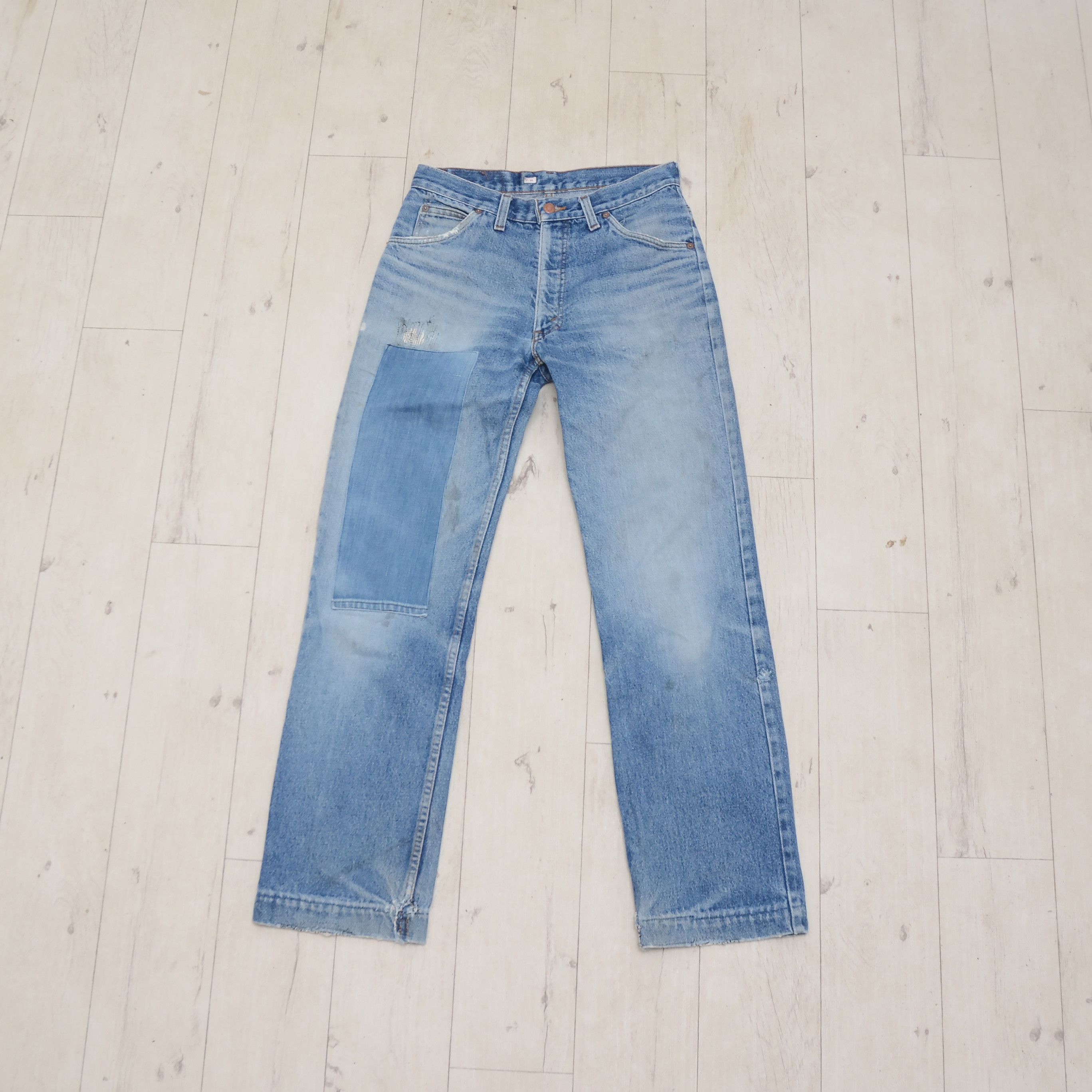 Levi's Vintage Levis Distressed Jeans Orange Tab Boot 80s Y2K Size US 30 / EU 46 - 2 Thumbnail