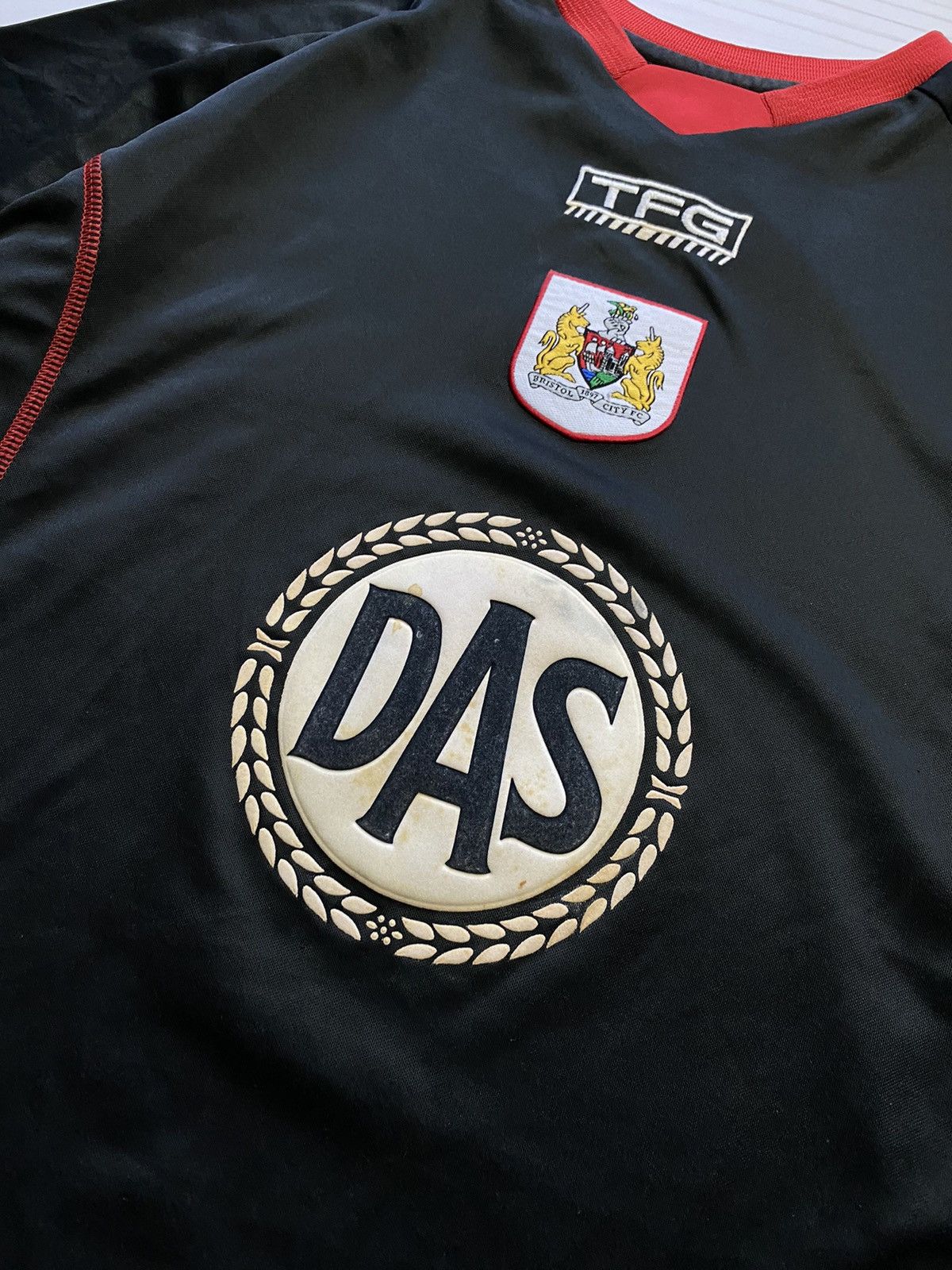 Vintage Vintage TFG Bristol City 2003/04 Away Football Shirt Jersey Size US L / EU 52-54 / 3 - 6 Thumbnail