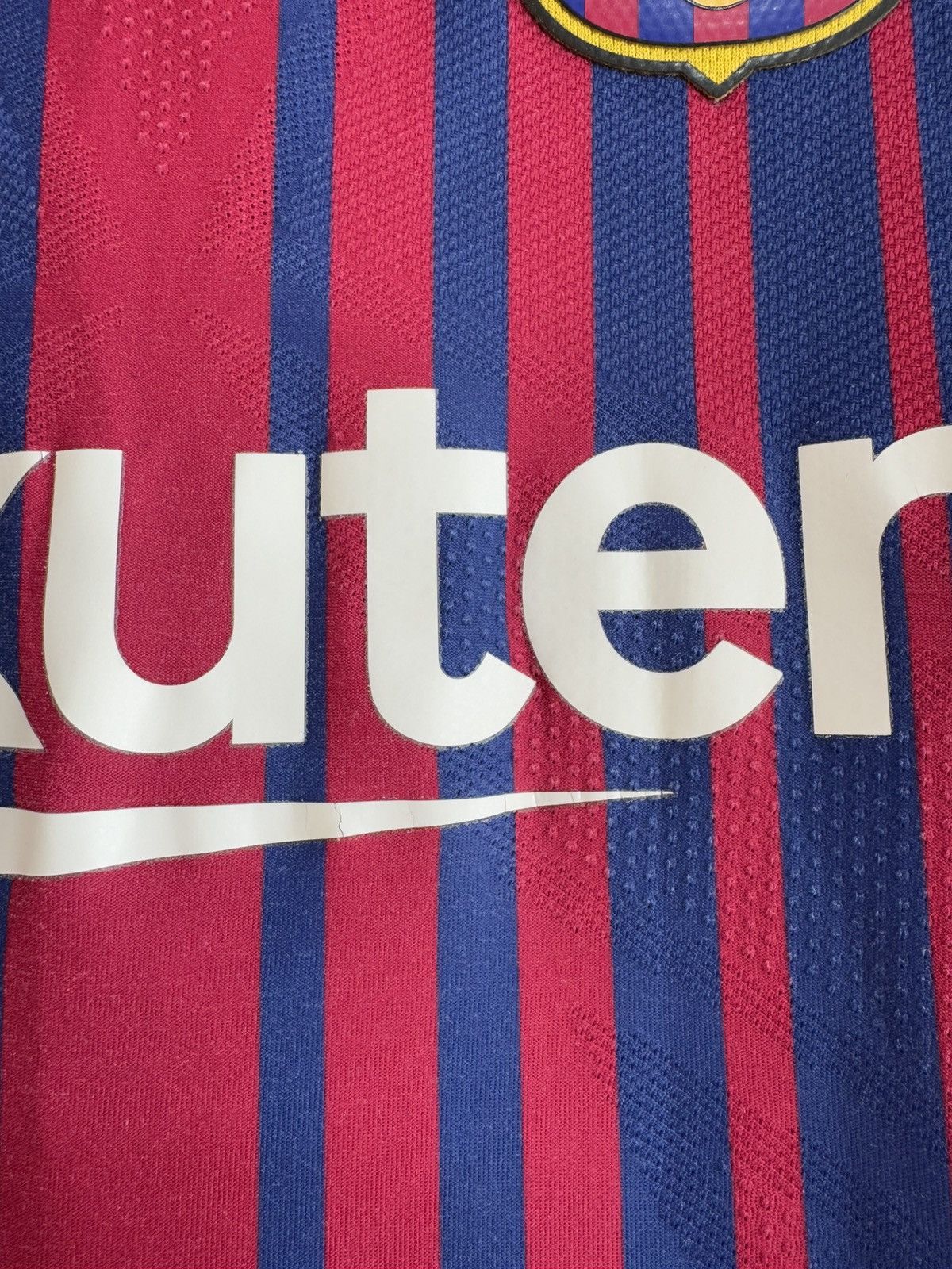Barcelona 2017-2018 Player Issue Home Soccer Jersey Kit