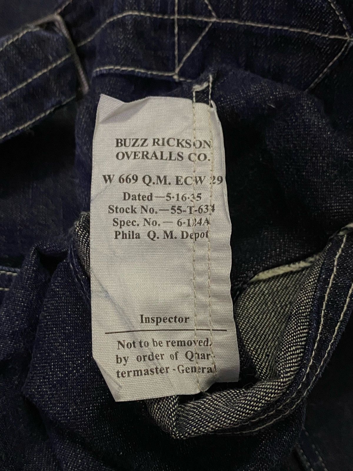 Buzz Rickson's Buzz Rickson’s Trousers Denim Size US 28 / EU 44 - 12 Thumbnail