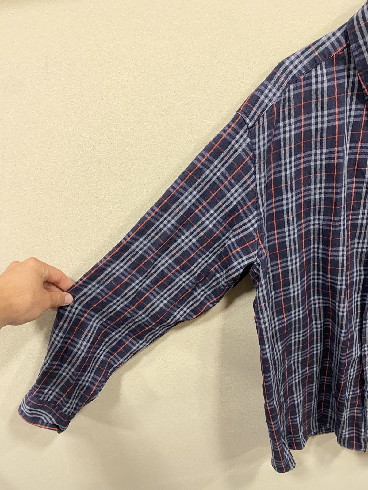 Burberry Vintage Burberry’s Nova Check Shirt Size US XXL / EU 58 / 5 - 4 Thumbnail