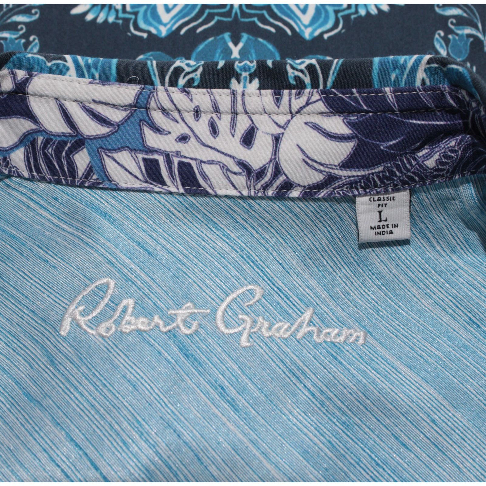 Robert Graham Robert Graham New with tags Shirt Size L US In Blue Size US L / EU 52-54 / 3 - 3 Thumbnail