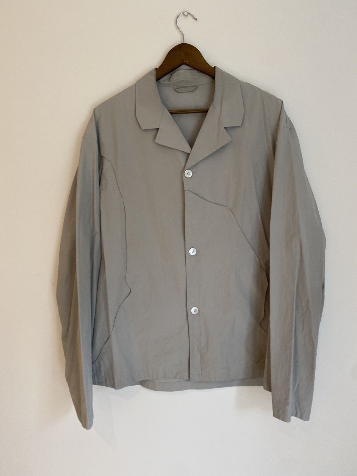 image of Post Archive Faction Paf Deconstructed Shirt in Grey, Men's (Size Large)