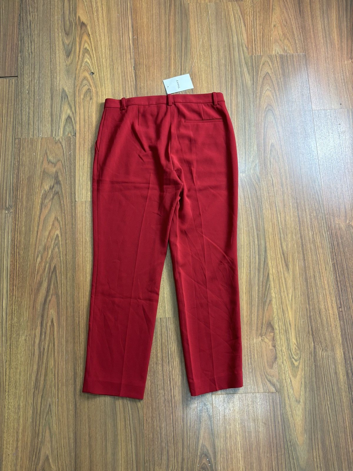Theory Theory TREECA 4 Lipstick Admiral Crepe Pants Size 31" - 3 Thumbnail