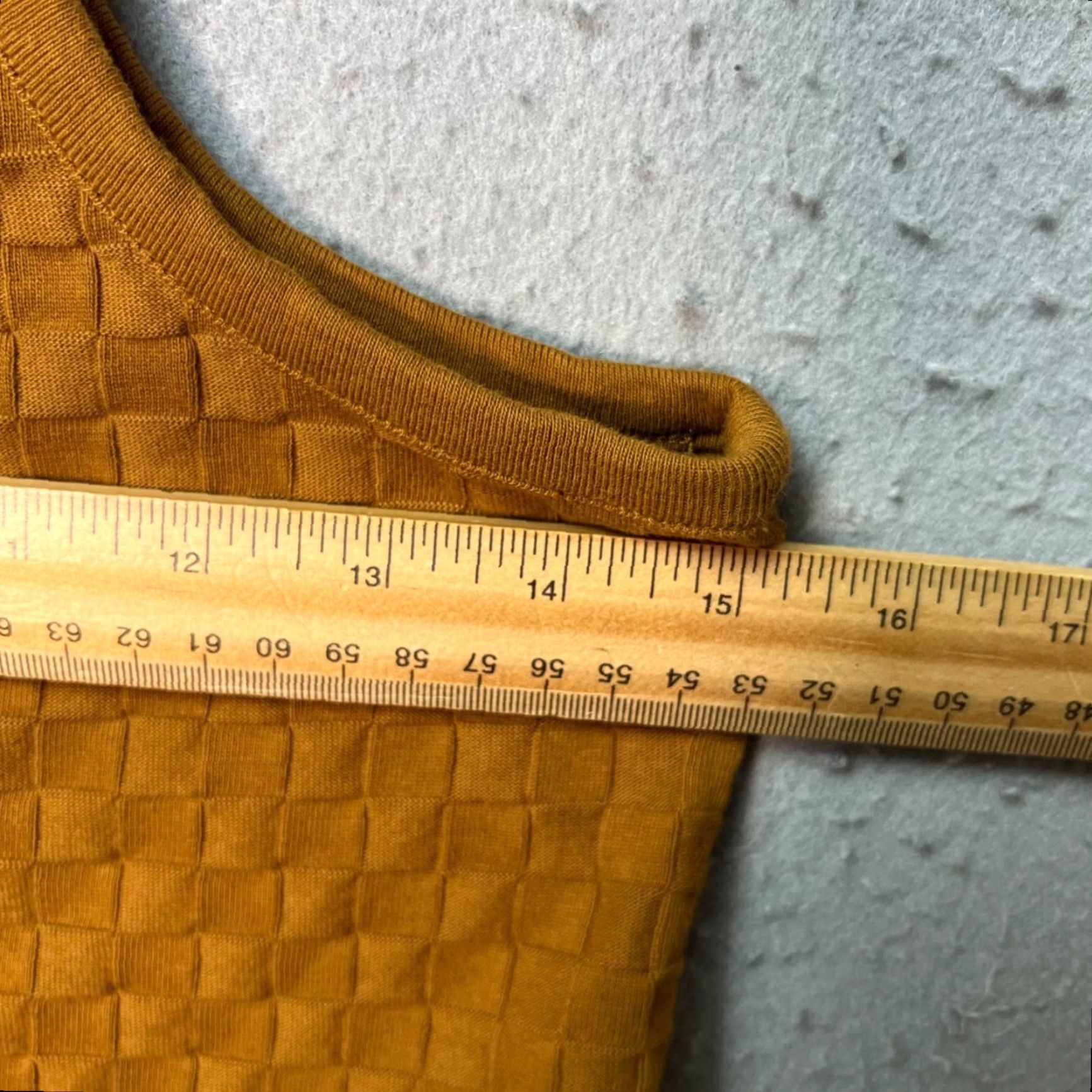 Madewell Madewell Tank Womens XS Brown Textured Cotton Sleeveless Knit Top Size XS / US 0-2 / IT 36-38 - 5 Thumbnail