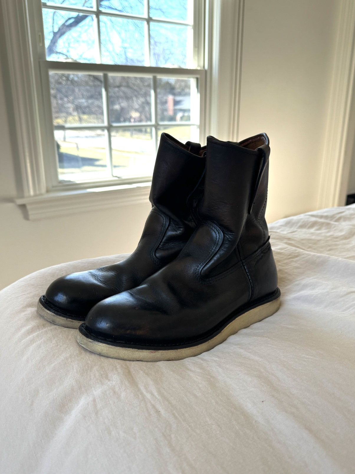 Red Wing Red Wing Pecos 866 DISCONTINUED Boots Men's 8.5 D Black Size US 8.5 / EU 41-42 - 1 Thumbnail