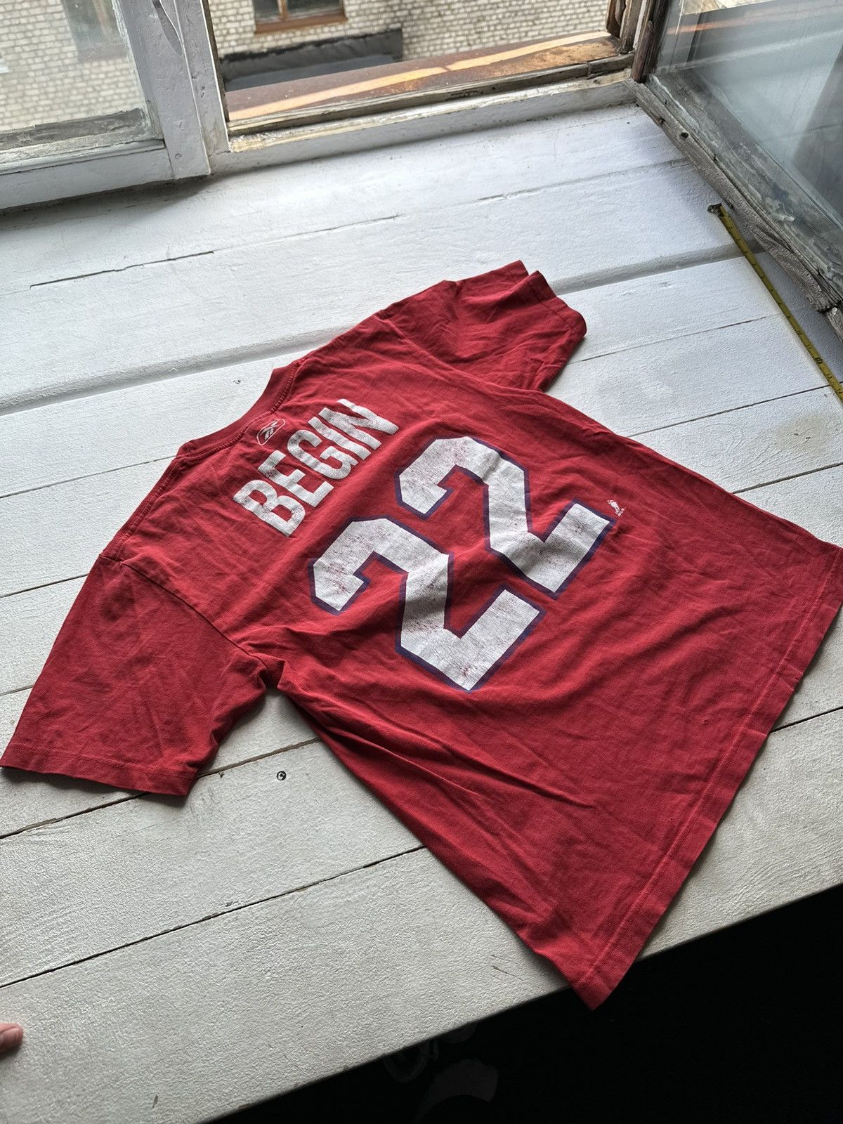 Vintage 🚨REEBOK MONTREAL CANADIES BEGIN 22 TEE HOCKEY NHL BIG LOGO Size US S / EU 44-46 / 1 - 7 Thumbnail