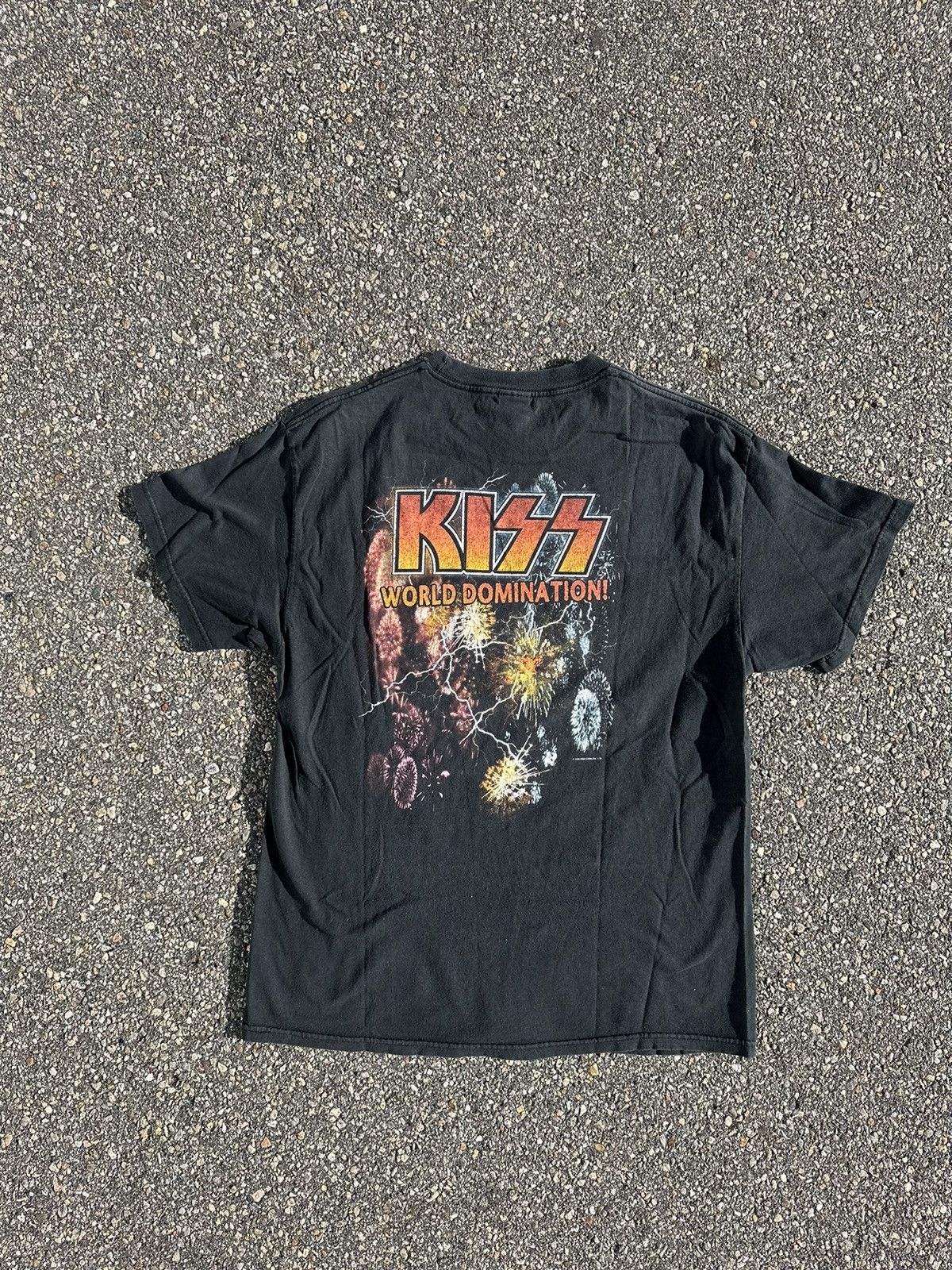 KISS × Vintage Vintage 2003 Kiss Shirt Large World Domination Size US XL / EU 56 / 4 - 4 Thumbnail
