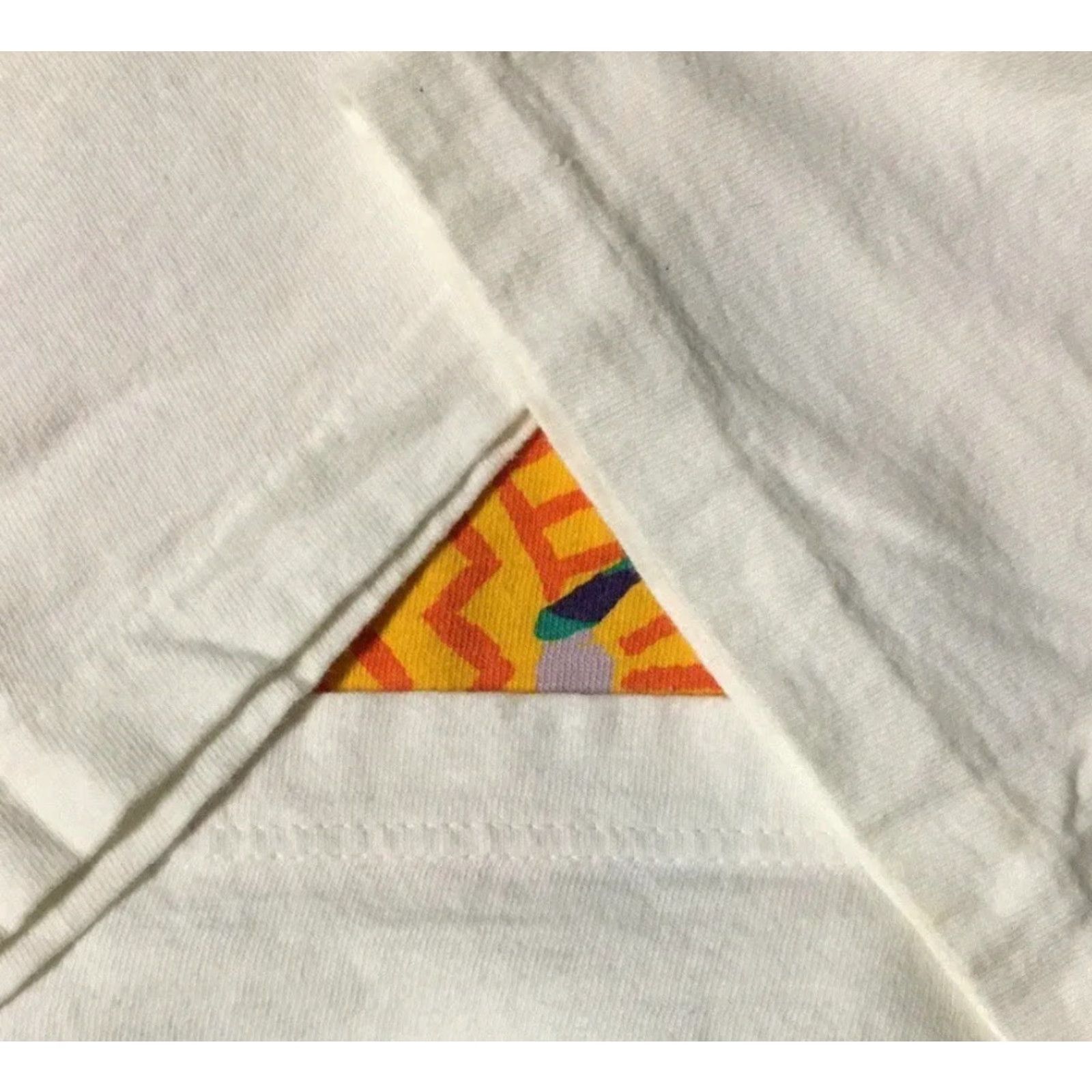 Vintage VINTAGE 90s Hawaii Abstract Fish T-Shirt XL White USA Surf Beach Ocean Graphic Tee Men Size US XL / EU 56 / 4 - 4 Thumbnail