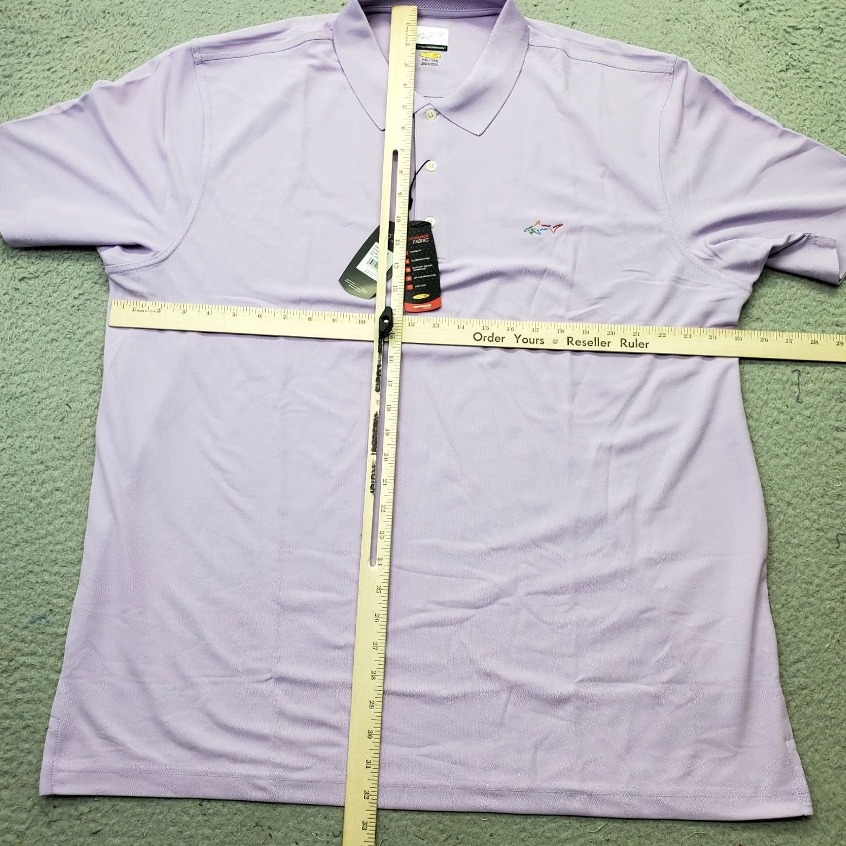 Vintage Greg Norman Polo Shirt Mens XXL Purple UPF Sun Protection 100% Polyester Polo Sports Golf Shirt Size US XXL / EU 58 / 5 - 3 Thumbnail
