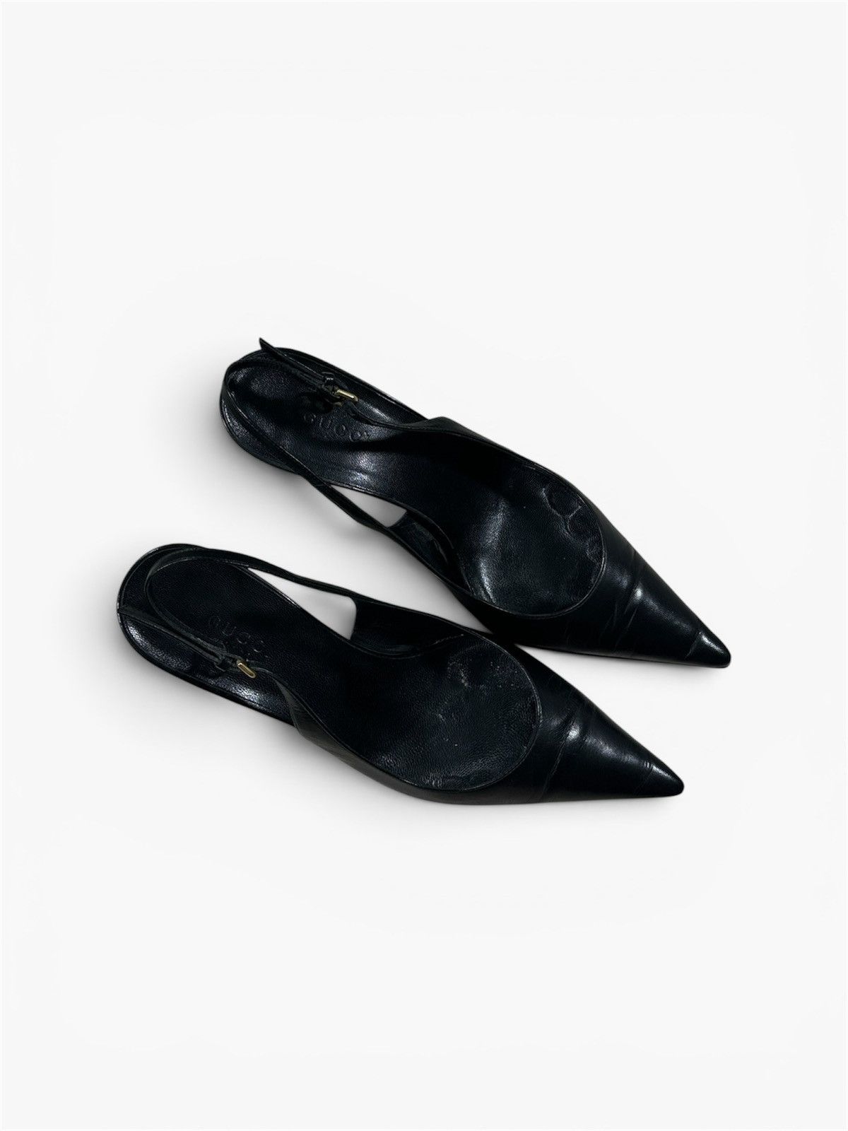 Gucci Logo Pendant Heels by Gucci Size US 7 / IT 37 - 3 Thumbnail