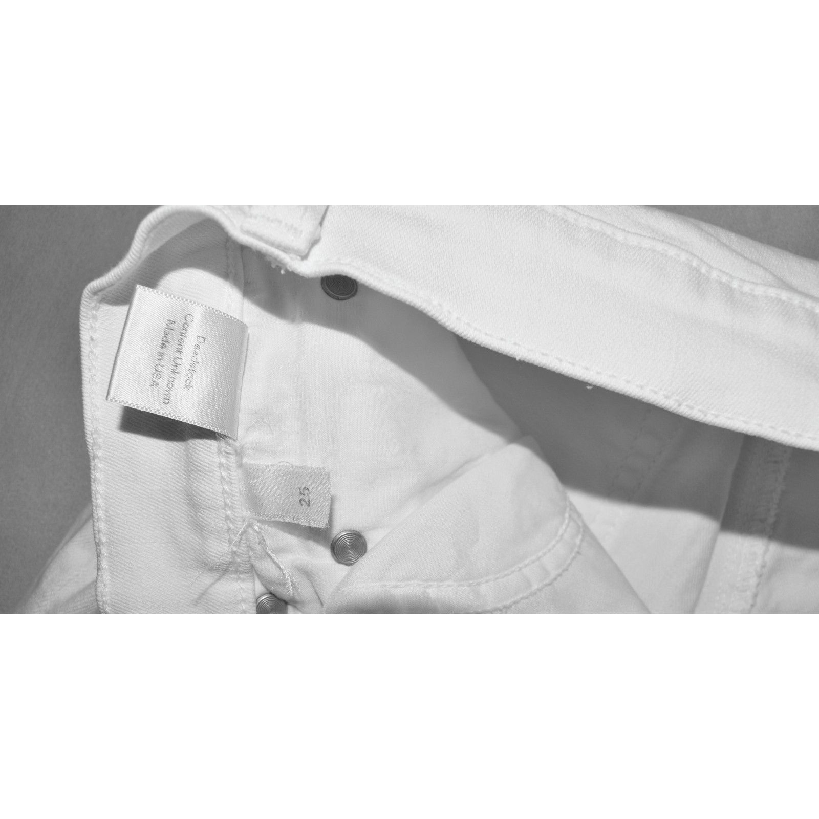 Reformation NEW REFORMATION Liza High White Straight Jeans Size 25 Size 26" / US 2 / IT 38 - 6 Thumbnail