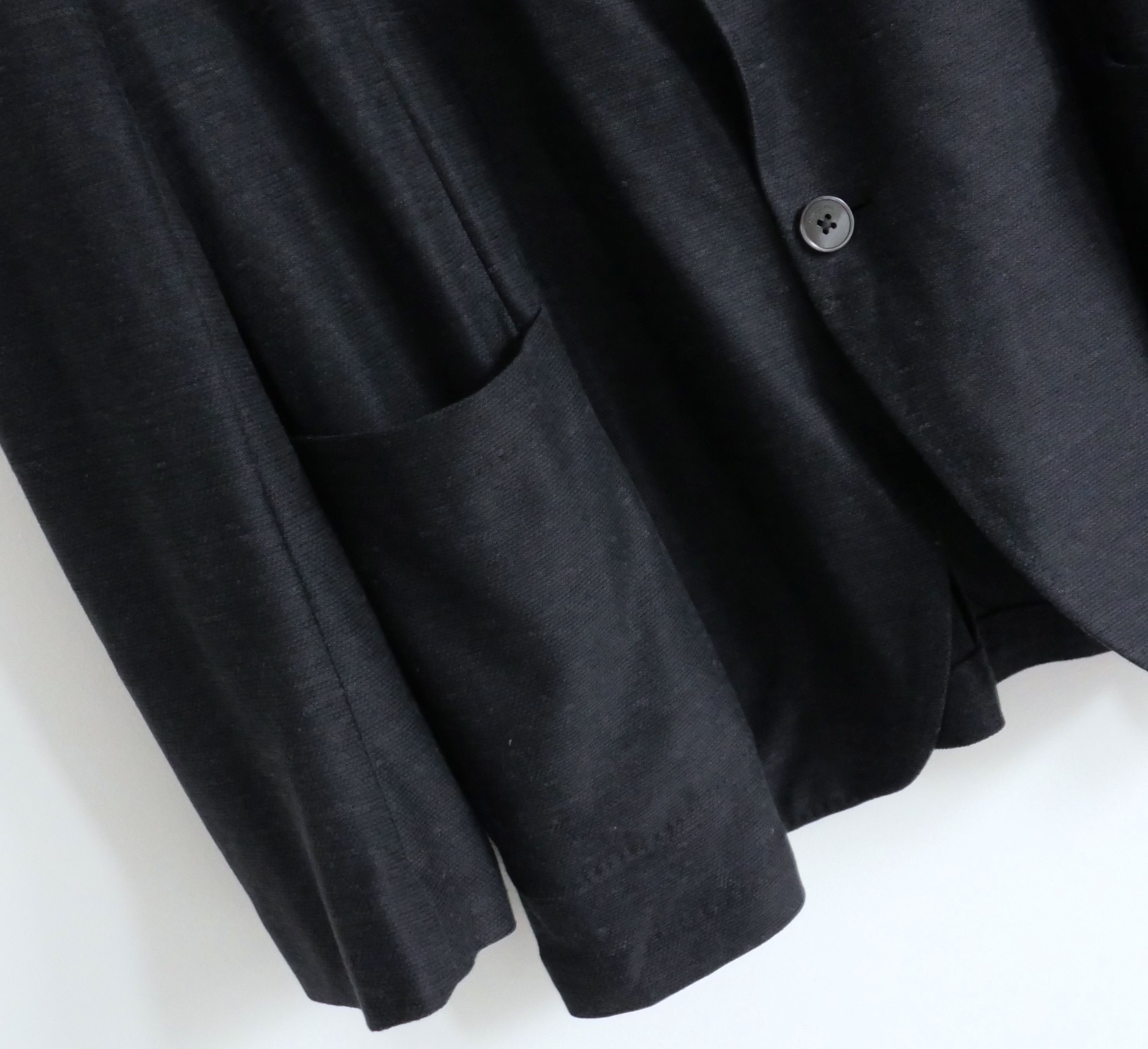 Salvatore Ferragamo Salvatore Ferragamo Silk & Linen Jersey Sports Jacket Size US XXL / EU 58 / 5 - 2 Thumbnail