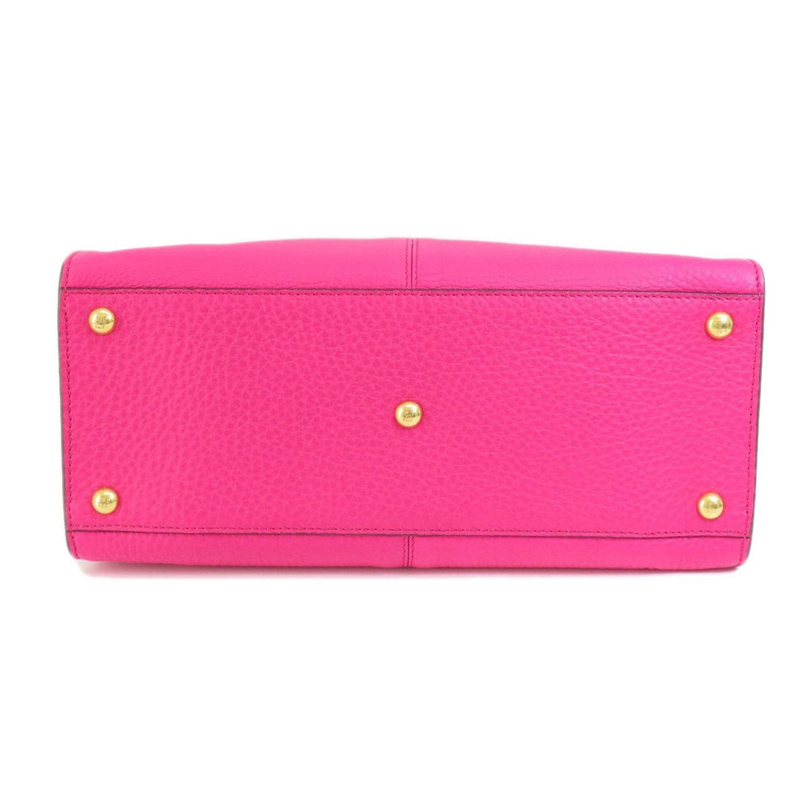 Fendi Peekaboo Iconic Mini Bag Pink Leather