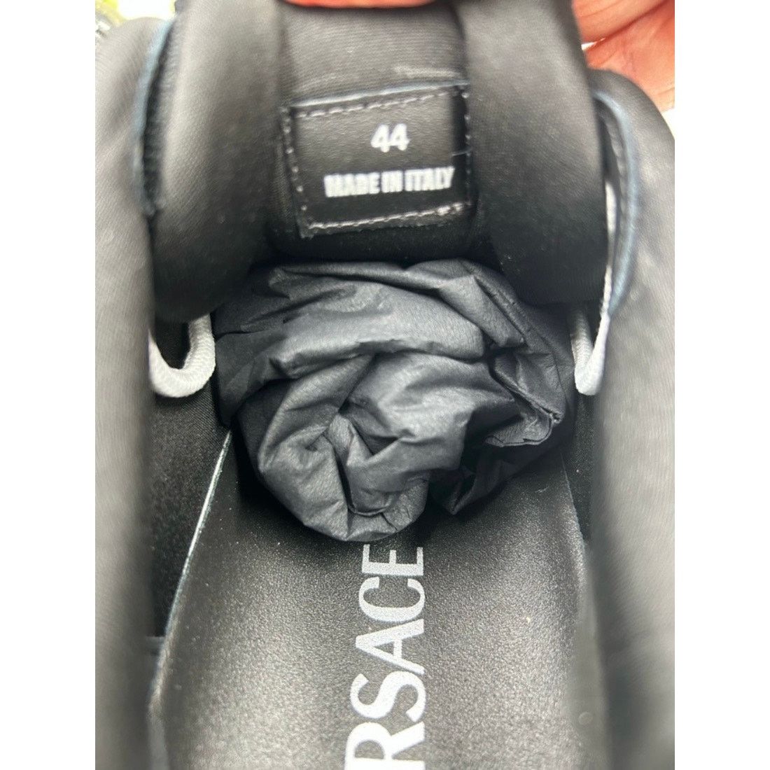 Versace Men's Versace TRIGRECA suede/leather sneakers size 44/11 Size US 11 / EU 44 - 9 Thumbnail