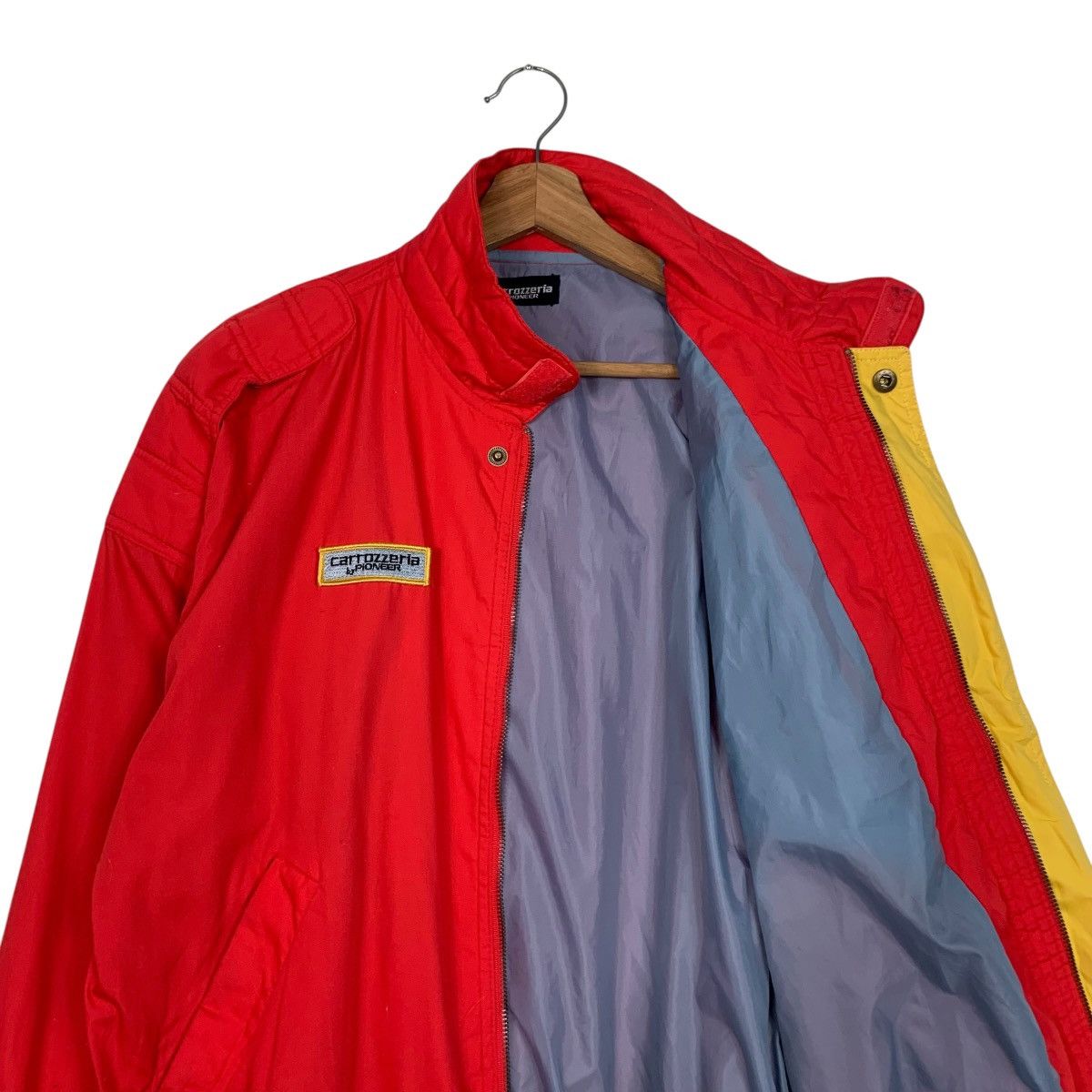Japanese Brand Vintage 90’s CARROZZERIA PIONEER Big Logo Jacket #3560-C163 Size US M / EU 48-50 / 2 - 11 Thumbnail