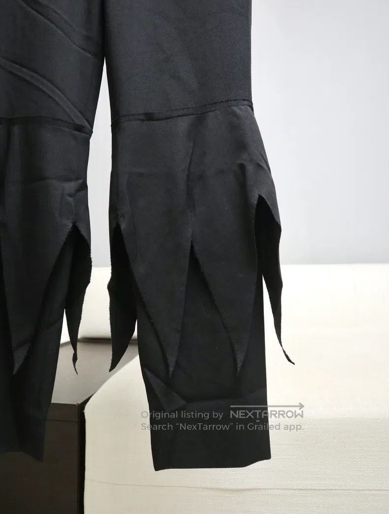 Comme des Garcons Comme Des Garcons size M Black wool trim long pants Size US 27 - 6 Thumbnail