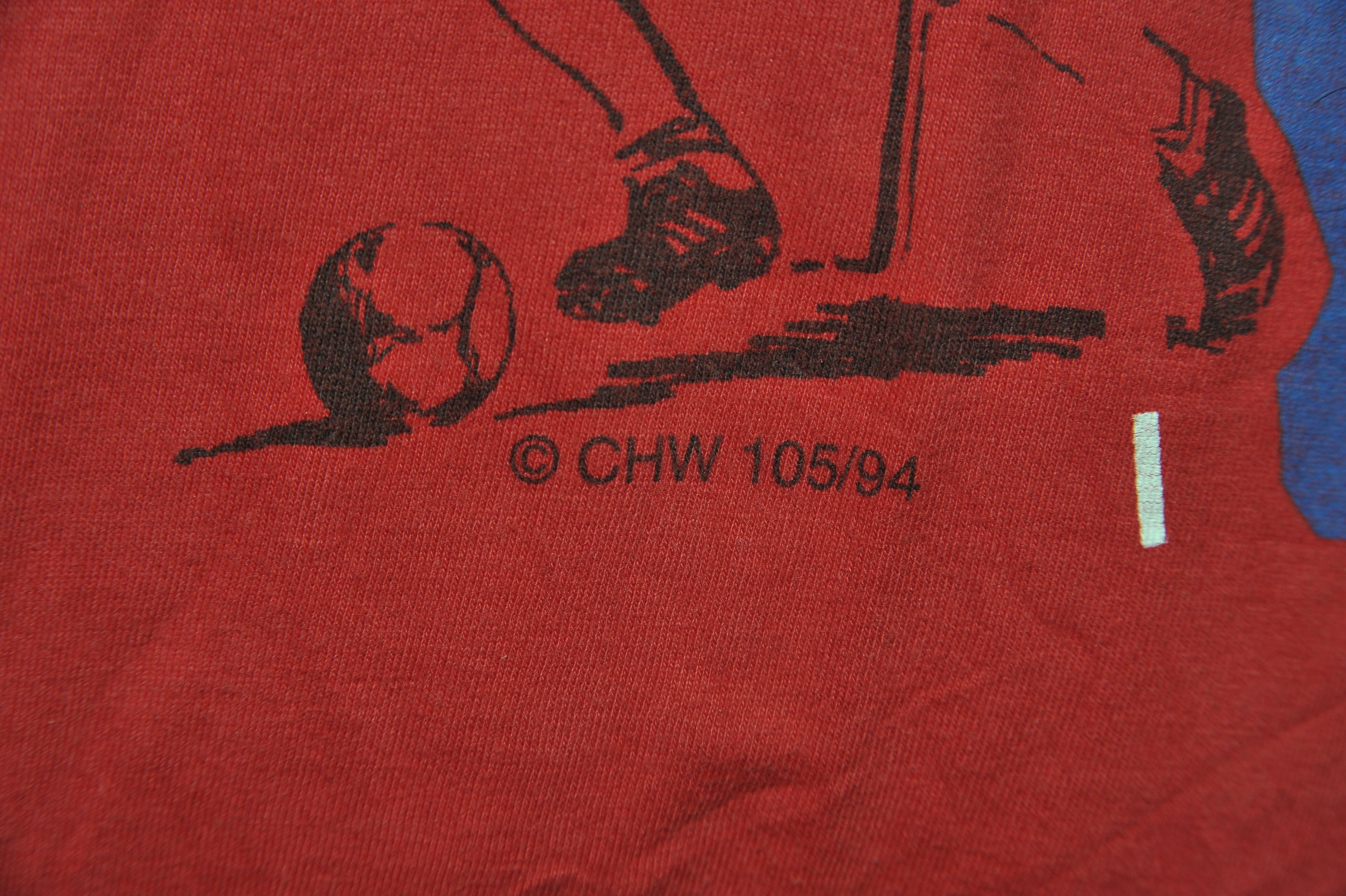 Vintage Vintage 90s 1994 Jetzt Geht's Los Bayern Munchen T-shirt Size US M / EU 48-50 / 2 - 4 Thumbnail