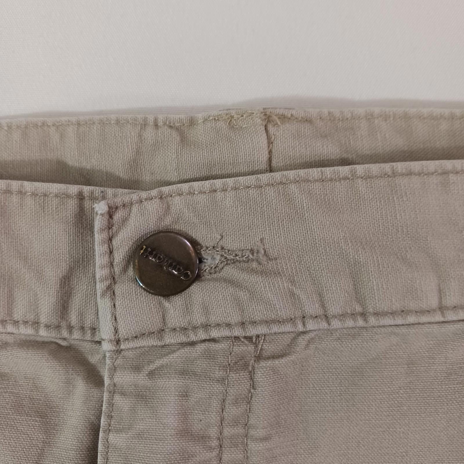 Carhartt Carhartt Men's Tan/Beige Carpenter Jeans Waist 40 (40×27.5) Size US 40 / EU 56 - 4 Thumbnail