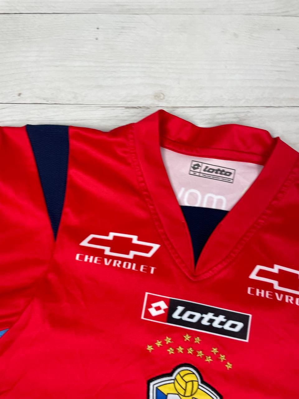 Lotto Sport Lotto El Nacional de Quito 2010 2012 Home Shirt Jersey Size US L / EU 52-54 / 3 - 6 Thumbnail