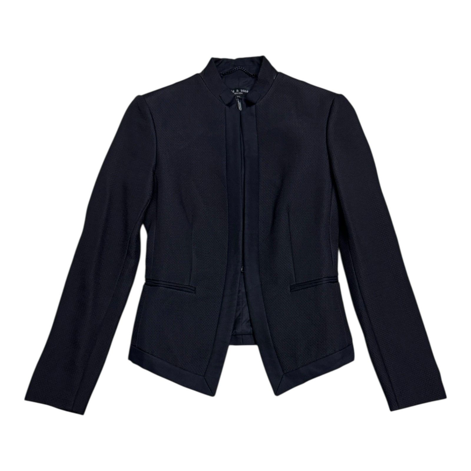 Rag & Bone RAG & BONE Black Designer Blazer Business Casual Jacket 00 Size XXS / US 00 / IT 34 - 1 Thumbnail