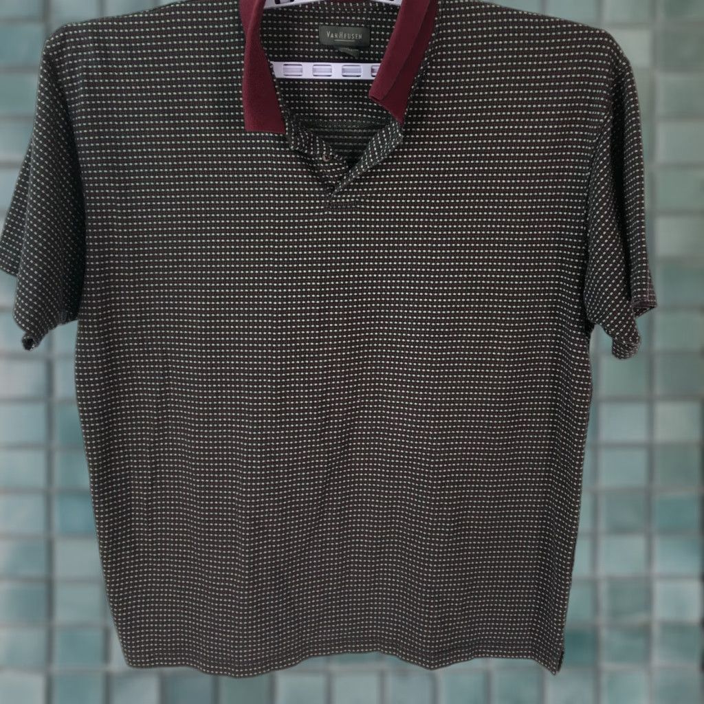 Van Heusen Van Heusen Mens Polo Short Sleeve Casual Multicolor Shirt XXL Size US XXL / EU 58 / 5 - 1 Thumbnail