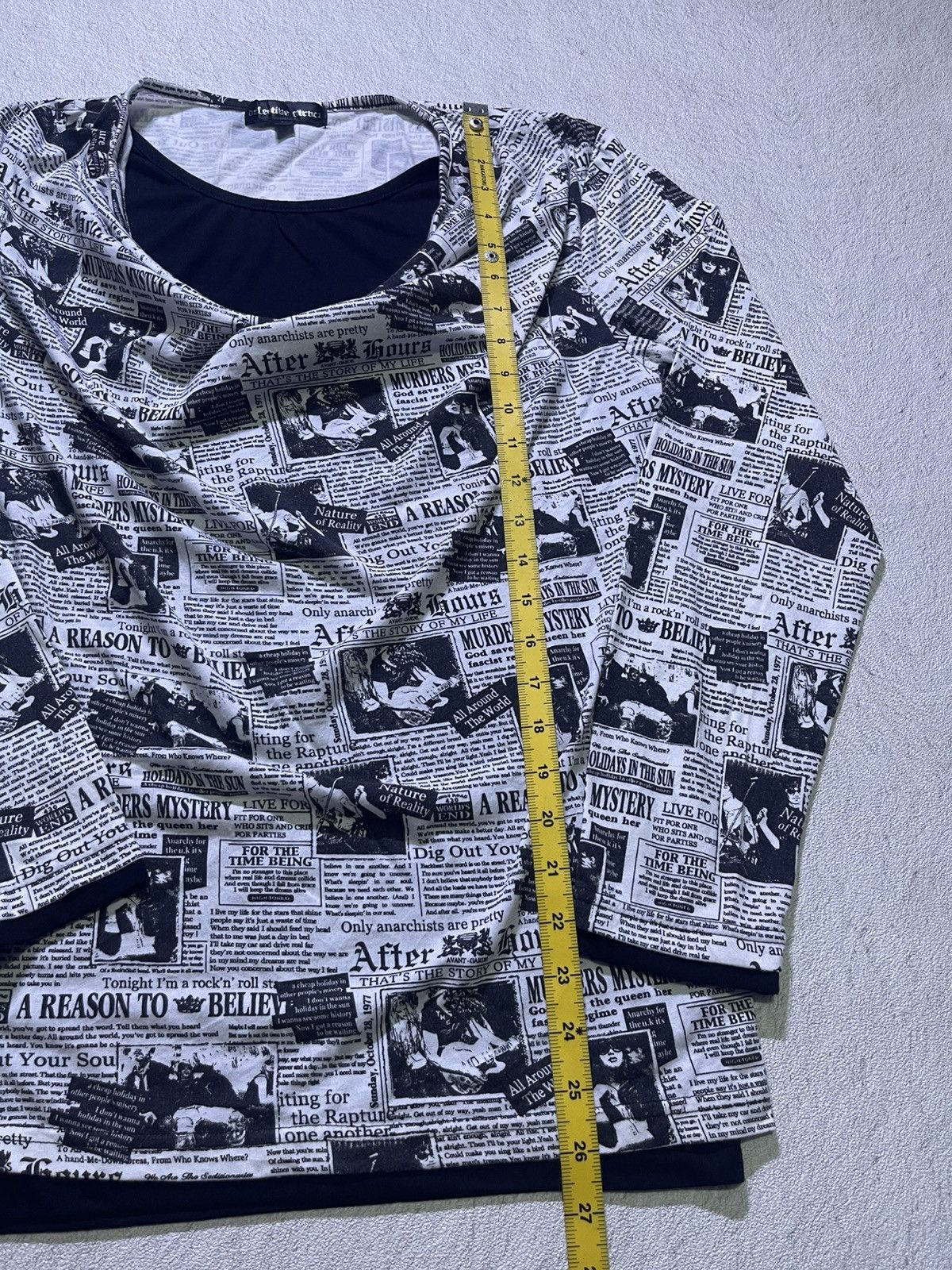 Japanese Brand Y2K DELECTIBE STRUCT long sleeve tshirt Size US M / EU 48-50 / 2 - 8 Thumbnail