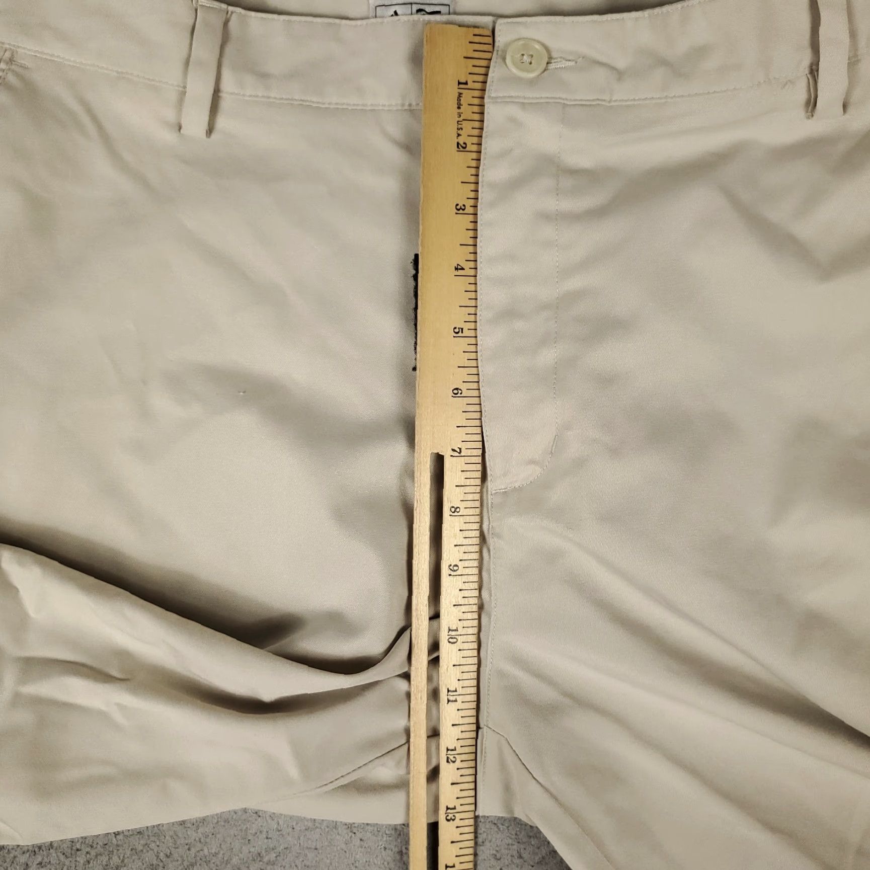 Adidas Adidas Pants Mens 38x32 Beige Casual Golf Flat Front Chino Trousers Zip Front Flat-Front Jeans? Size US 38 / EU 54 - 4 Thumbnail