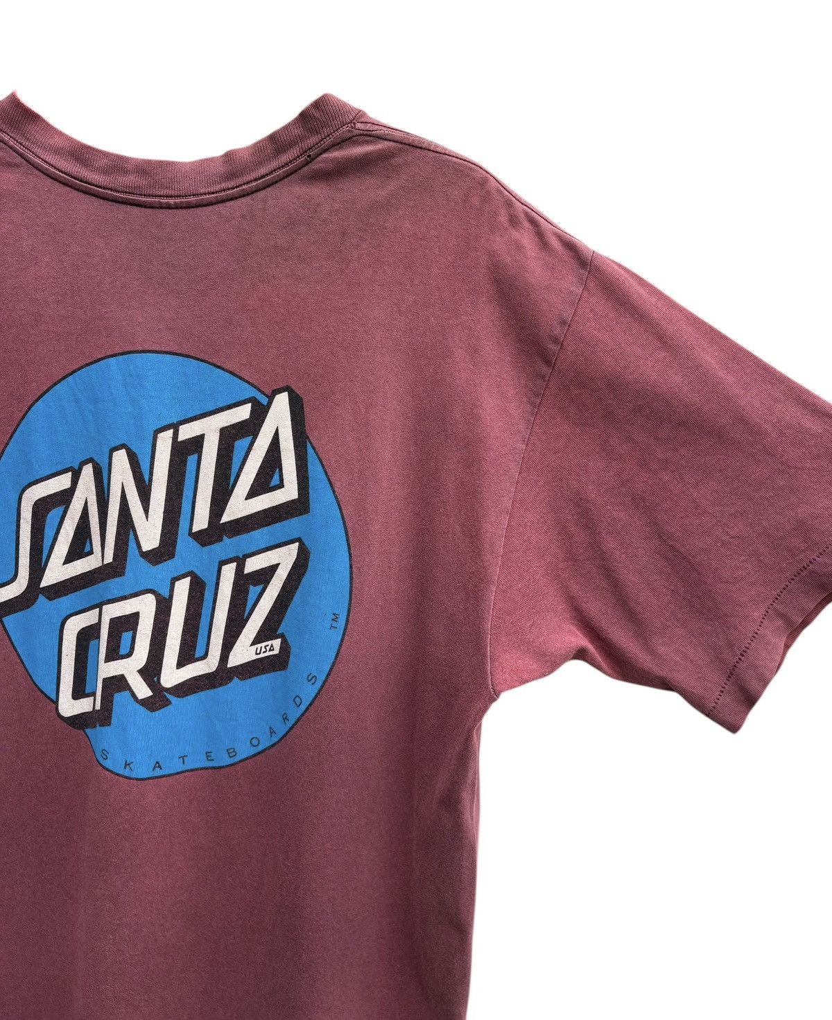 Santa Cruz Skateboards Vintage 90’s Santa Cruz Skateboards OG Logo Distressed Shirt Size US M / EU 48-50 / 2 - 15 Thumbnail