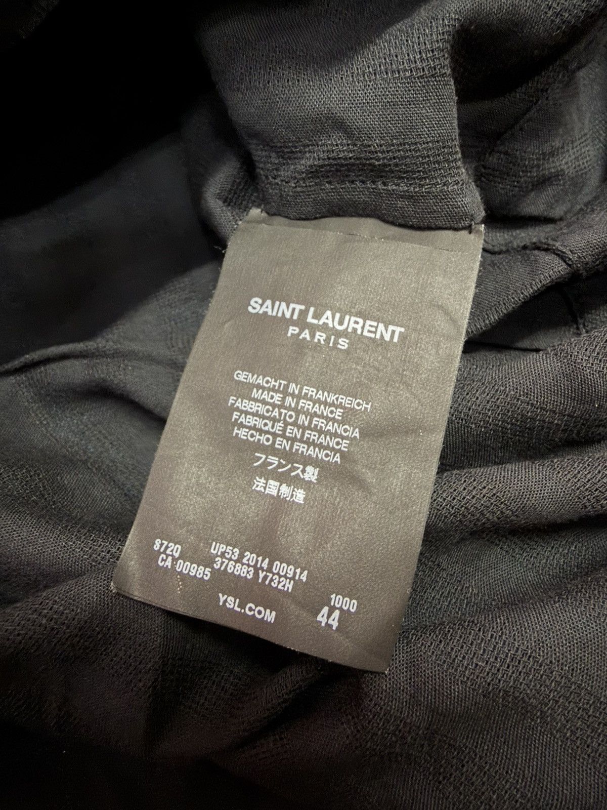 Saint Laurent Paris SAINT LAURENT SS15 EMBROIDERED TUNIC Size US S / EU 44-46 / 1 - 5 Thumbnail