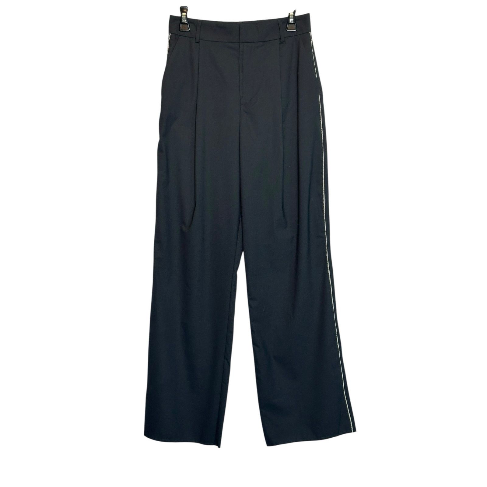 Zara Zara gray pleated high waist pants size XS Size 28" / US 6 / IT 42 - 17 Thumbnail