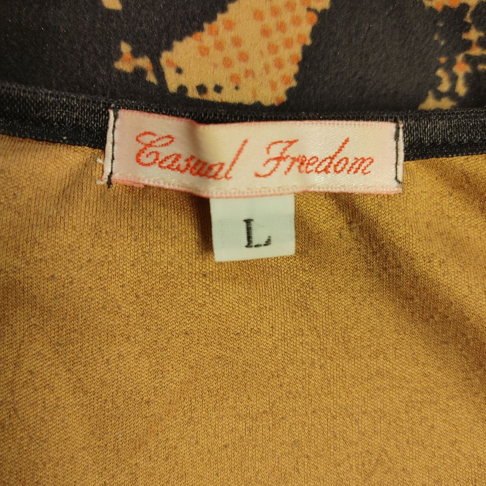 & Other Stories Casual Freedom Women L Black/Gold Floral Graphic Long Sleeve Size L / US 10 / IT 46 - 3 Thumbnail