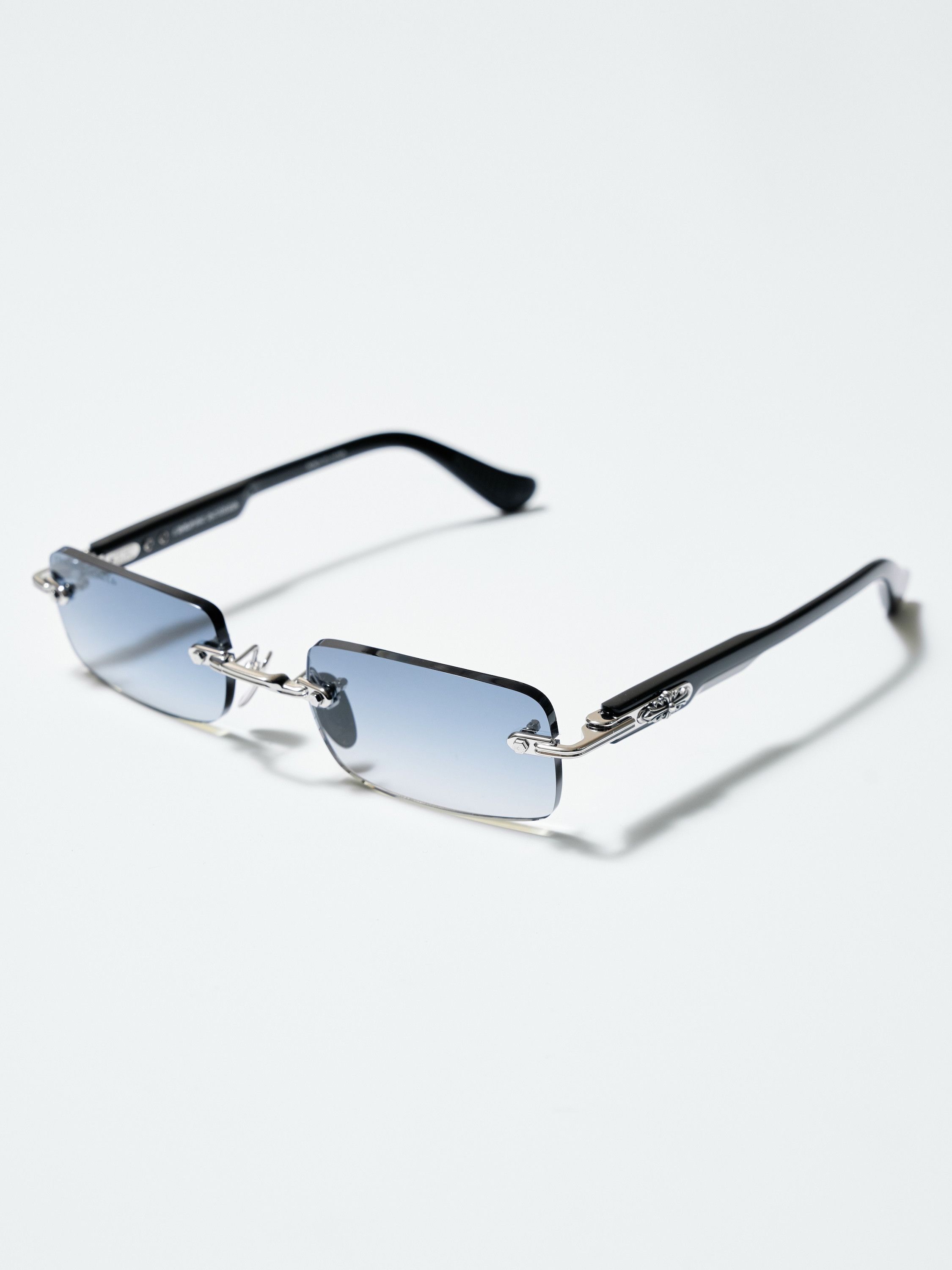 Chrome Hearts DEEP I SHINY SILVER BLACK PLASTIC - SUN Size ONE SIZE - 1 Thumbnail
