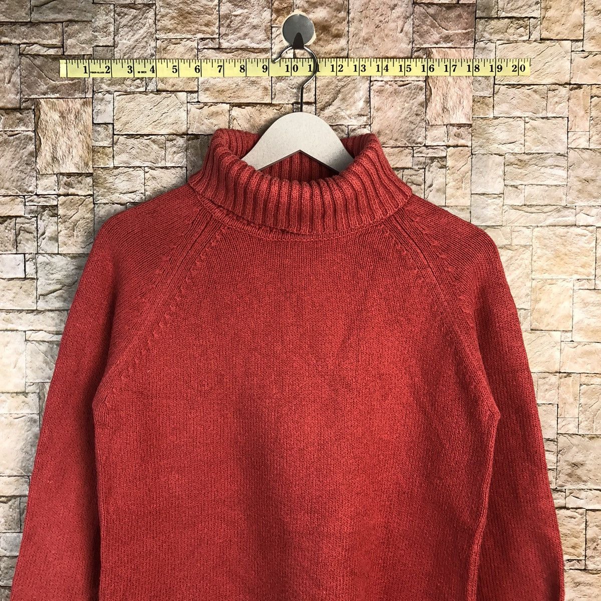 Homespun Knitwear × Japanese Brand Eddie Bauer vintage japan Red Knitwear #A940 Size M / US 6-8 / IT 42-44 - 5 Thumbnail