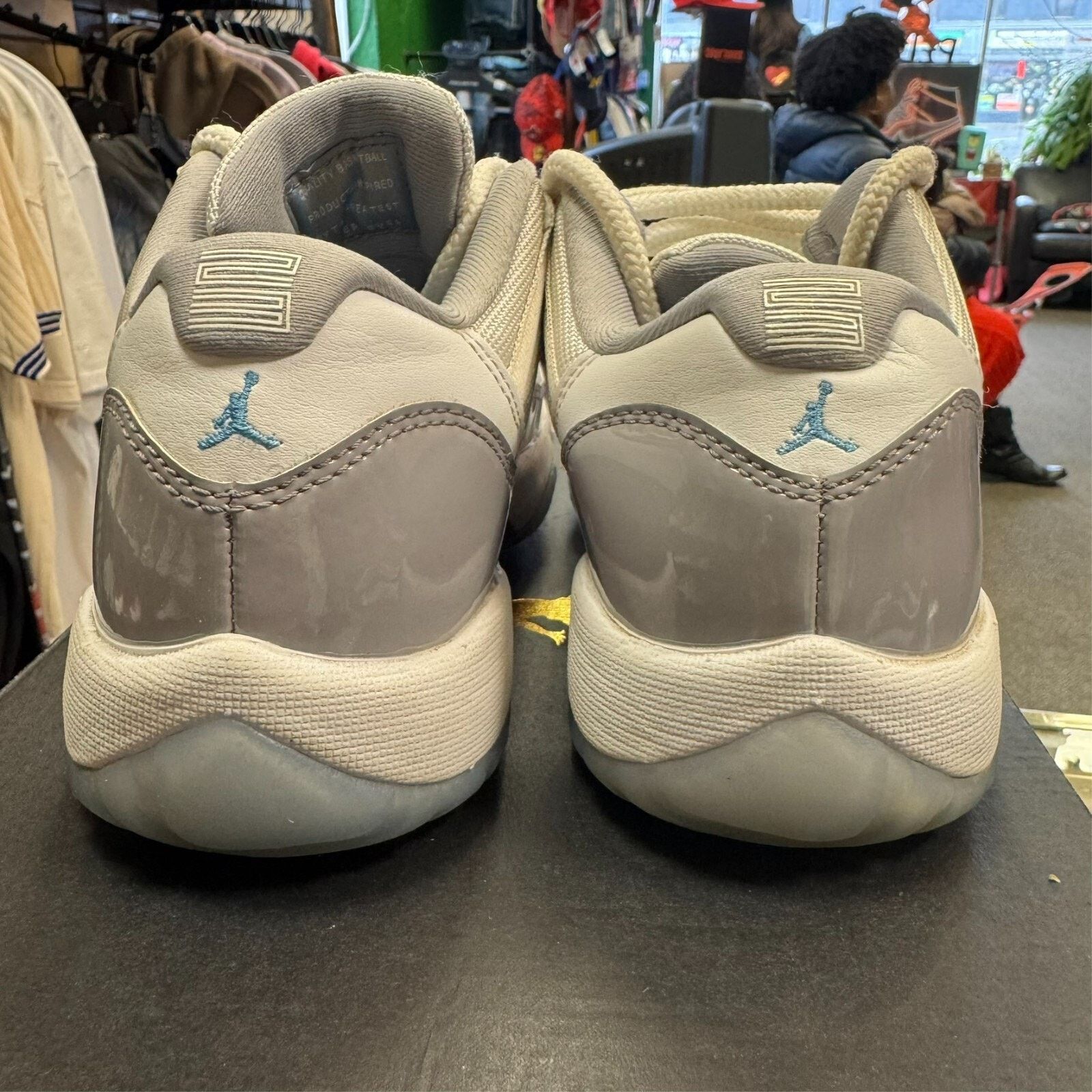 Jordan Brand Air Jordan 11 Retro Low White/University Blue Grey Sz 4.5Y Size US 5 / EU 37 - 2 Thumbnail