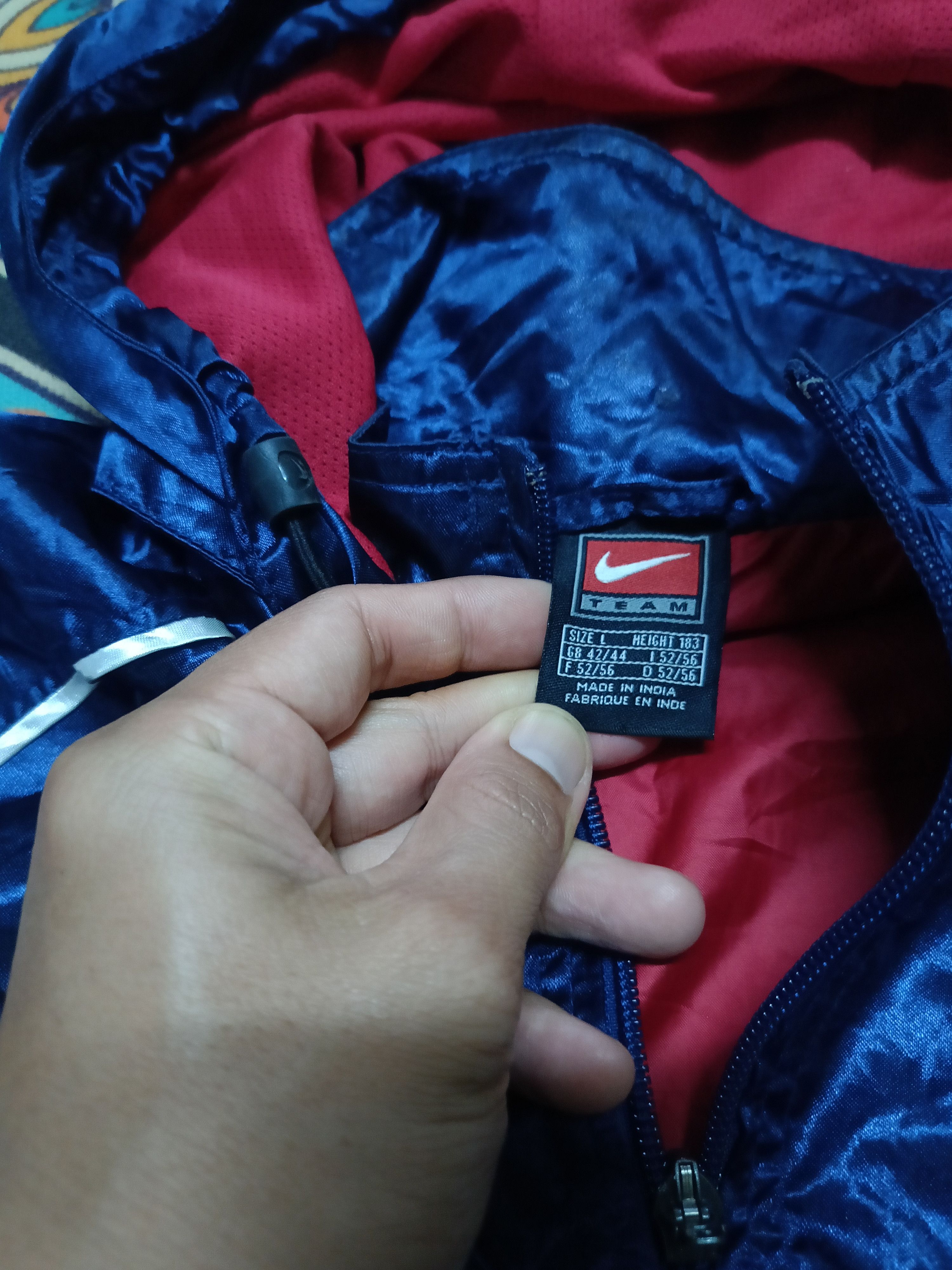 Nike 90s PSG Nike track suit vintage navy pants windbreaker Size US XL / EU 56 / 4 - 5 Thumbnail