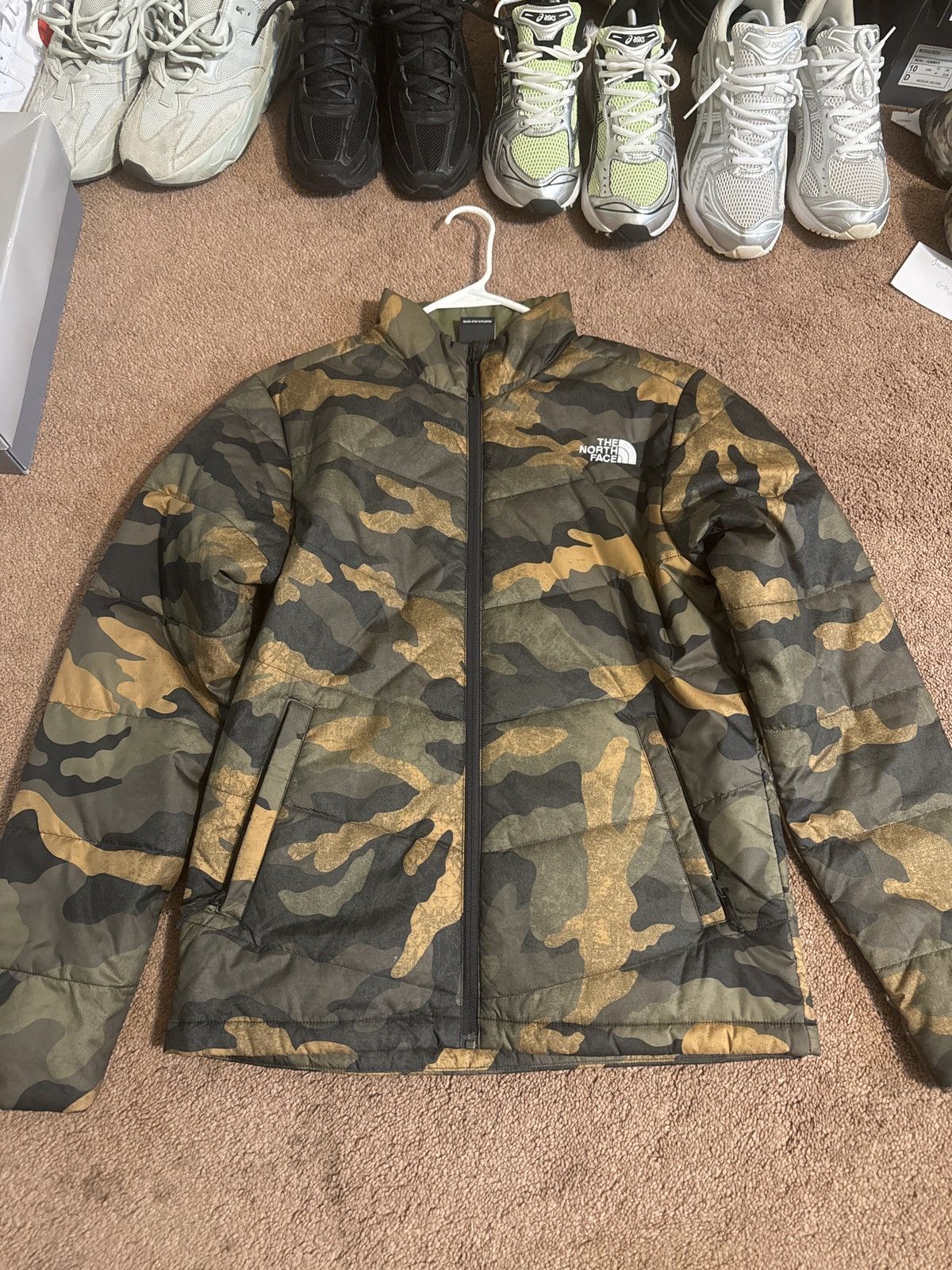 Northface down jacket “camo”