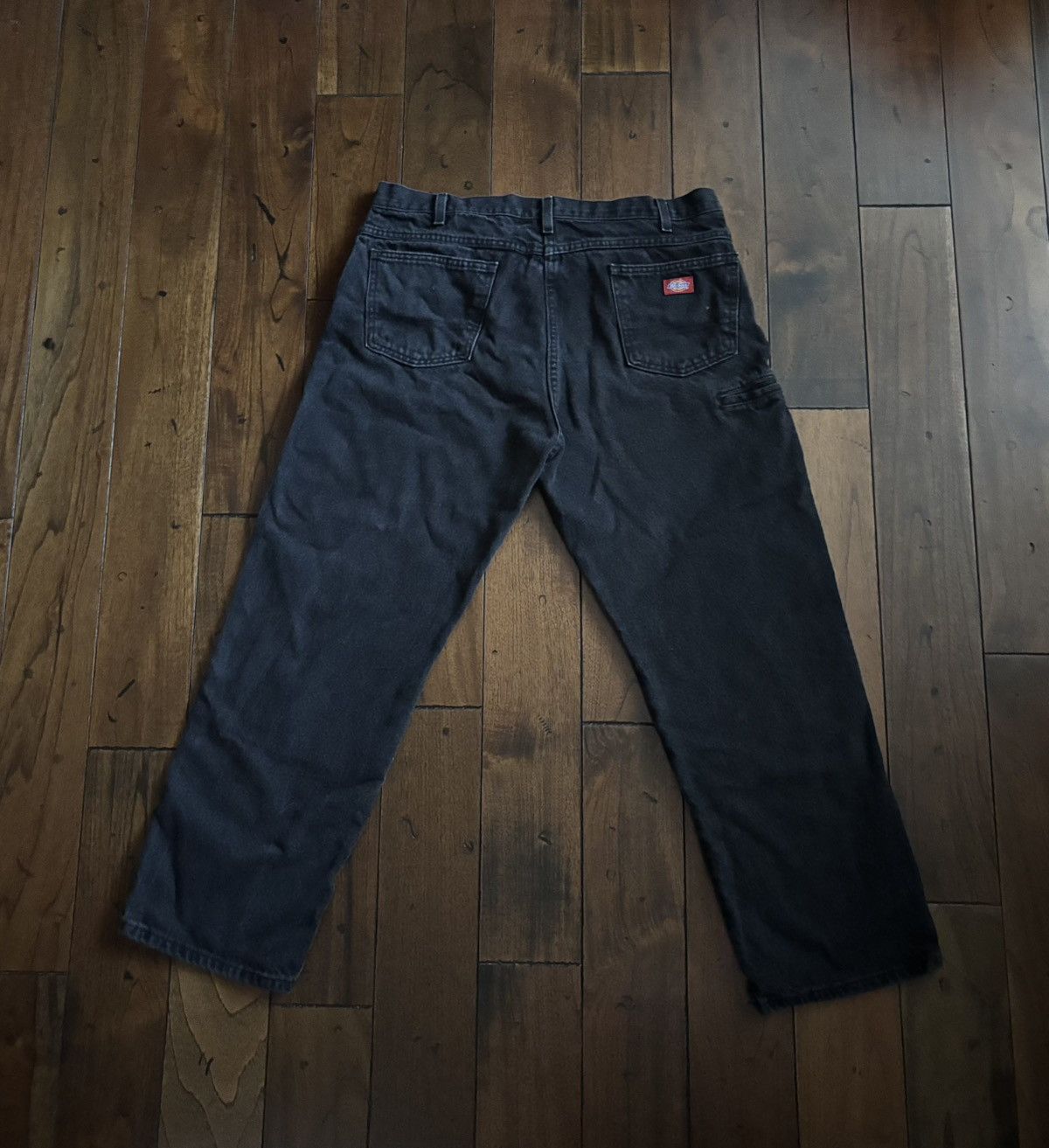 Dickies Dickies Men’s Work Pants 38x30 Black Relaxed Fit Denim Jeans Size US 38 / EU 54 - 7 Thumbnail