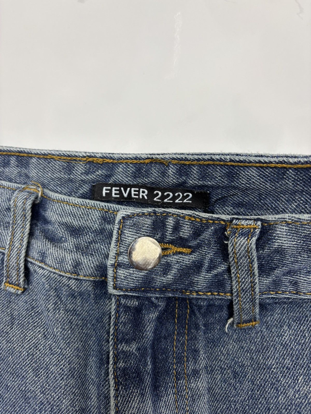 Acne Studios Artisanal Panel Cut Out Wide Leg Baggy Flare Jean Fever2222 Size US 29 - 11 Thumbnail