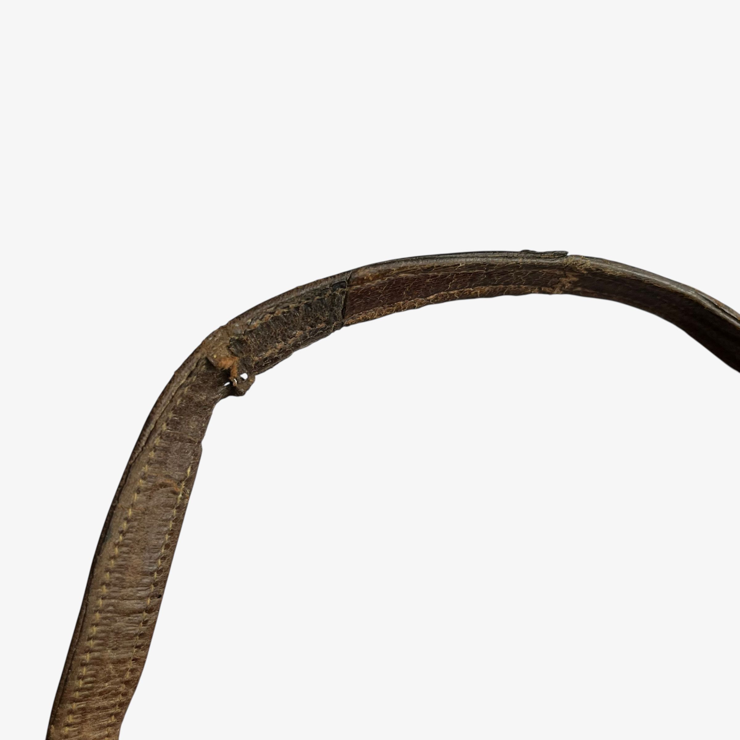 Other Vintage 1950s Crocodile Embossed Brown Leather Shoulder Bag Size ONE SIZE - 10 Thumbnail