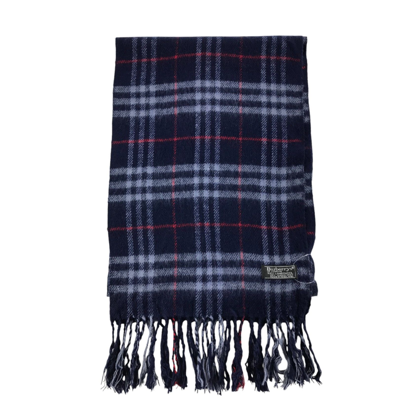 Burberry × Vintage Burberry Scarf / Muffler / Neckwear - WW2696 Size ONE SIZE - 2 Thumbnail